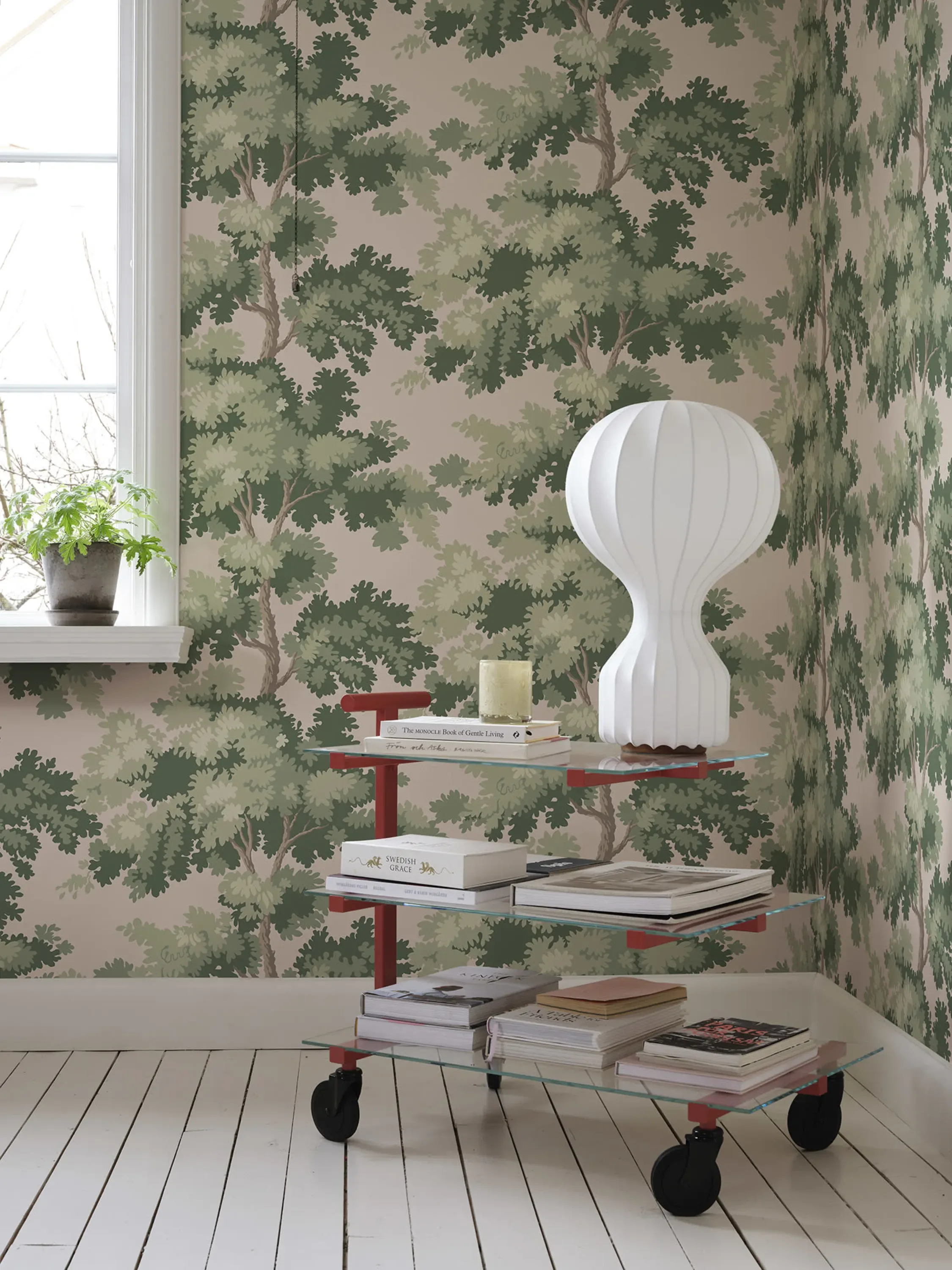 Sandberg Raphael in Pink wallpaper (S10382)