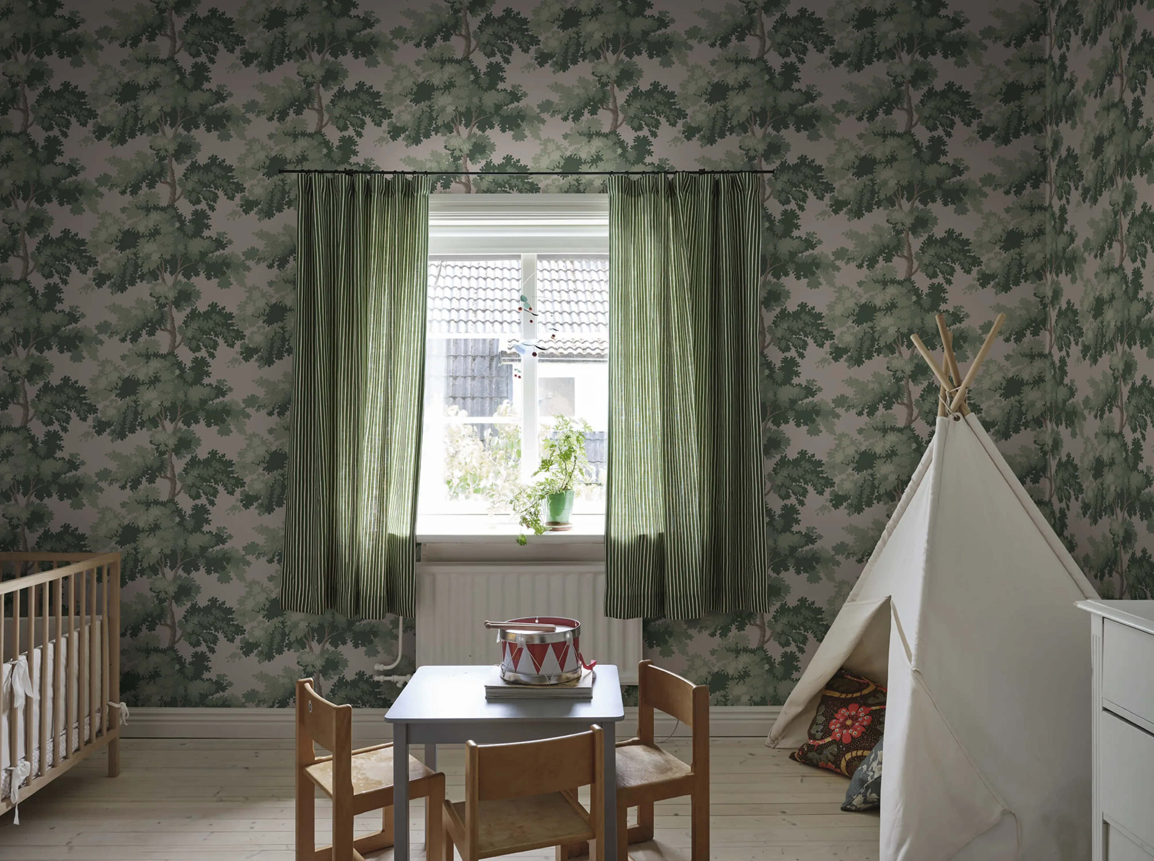 Sandberg Raphael in Pink wallpaper (S10382)
