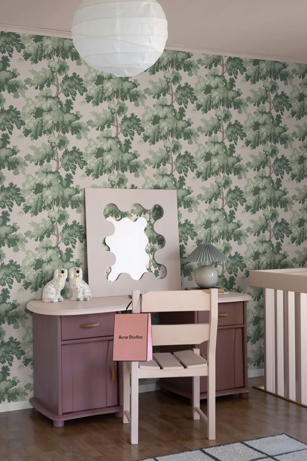 Sandberg Raphael in Pink wallpaper (S10382)