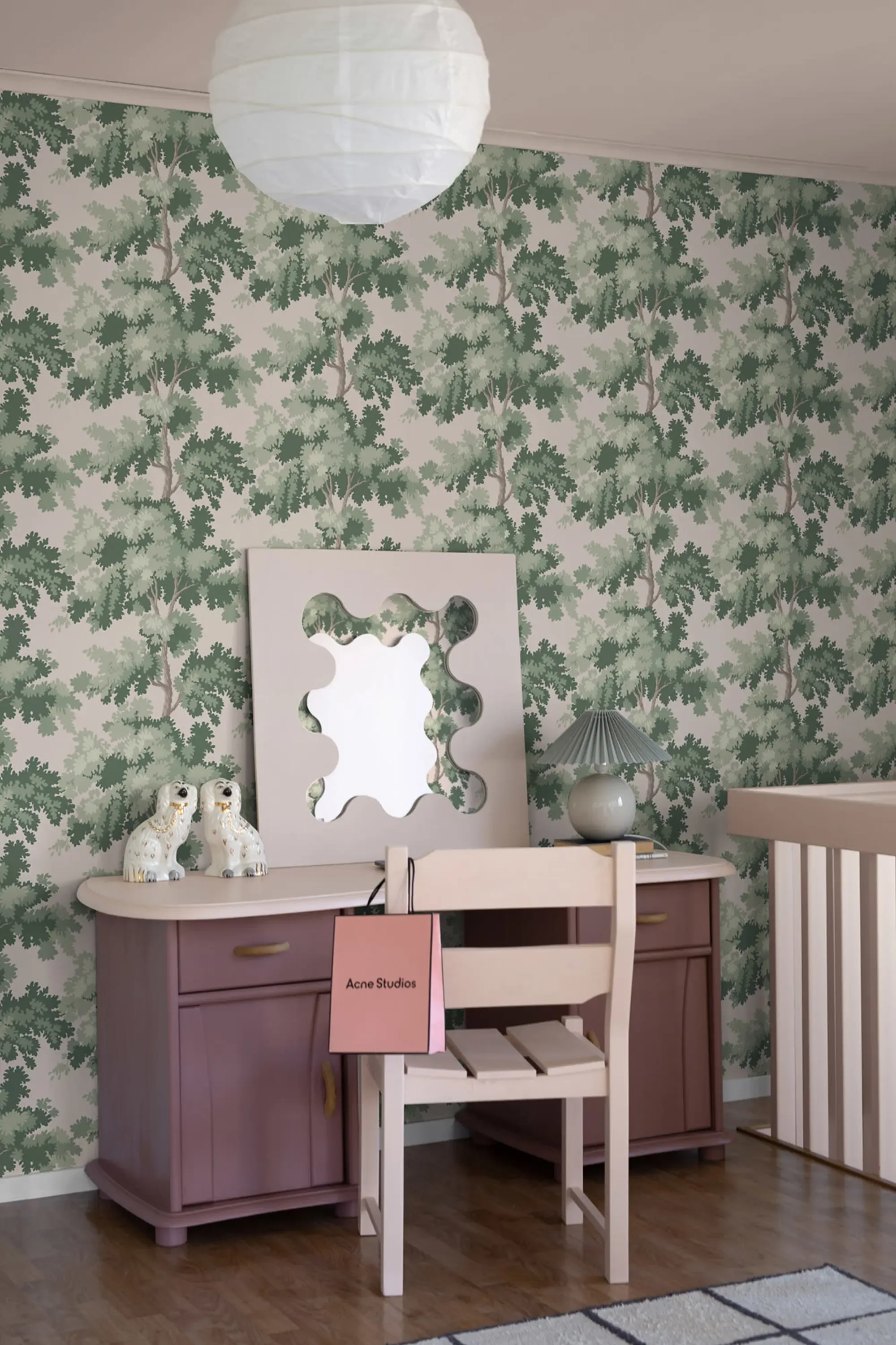 Sandberg Raphael in Pink wallpaper (S10382)