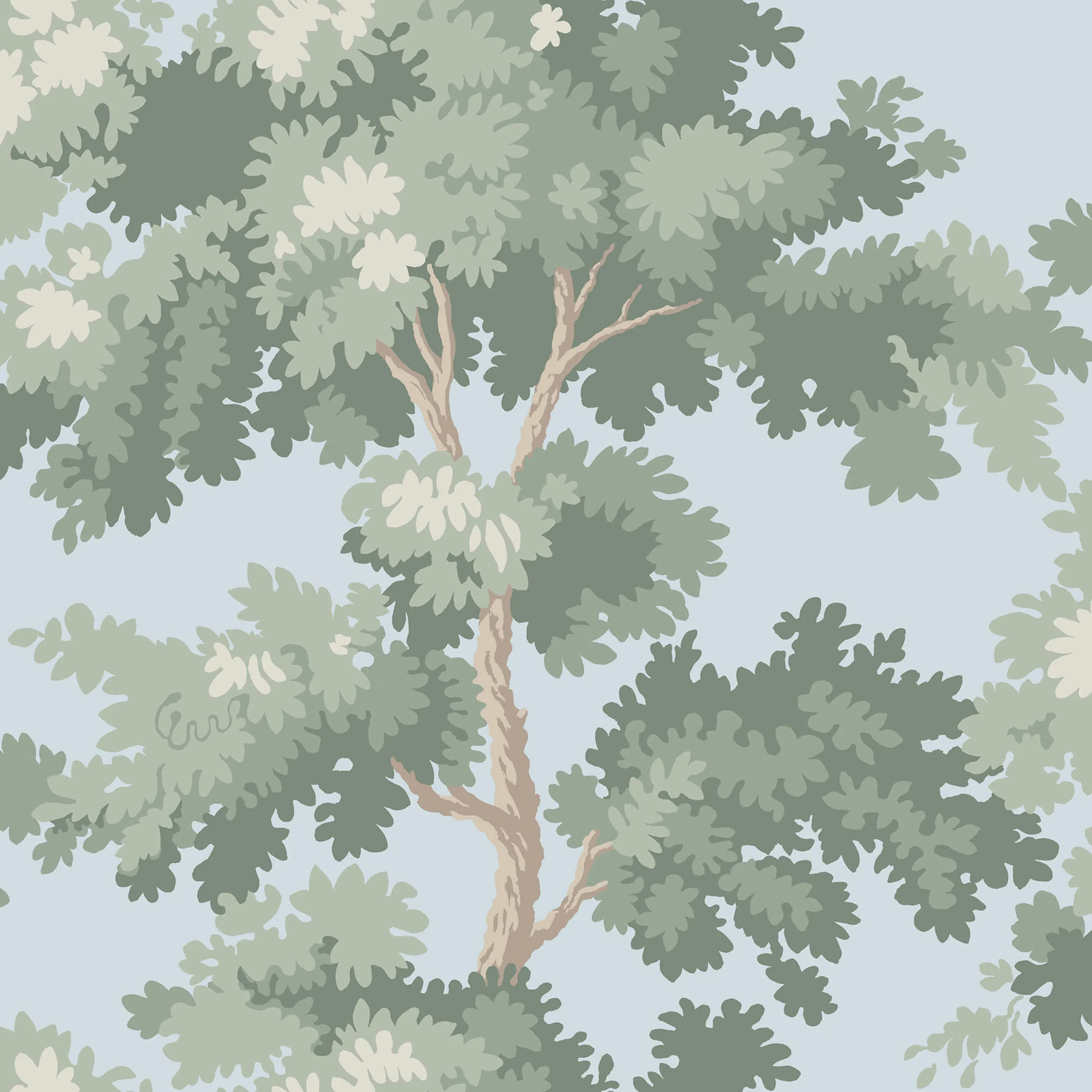 Sandberg Raphael in Sky Blue wallpaper (S10237)
