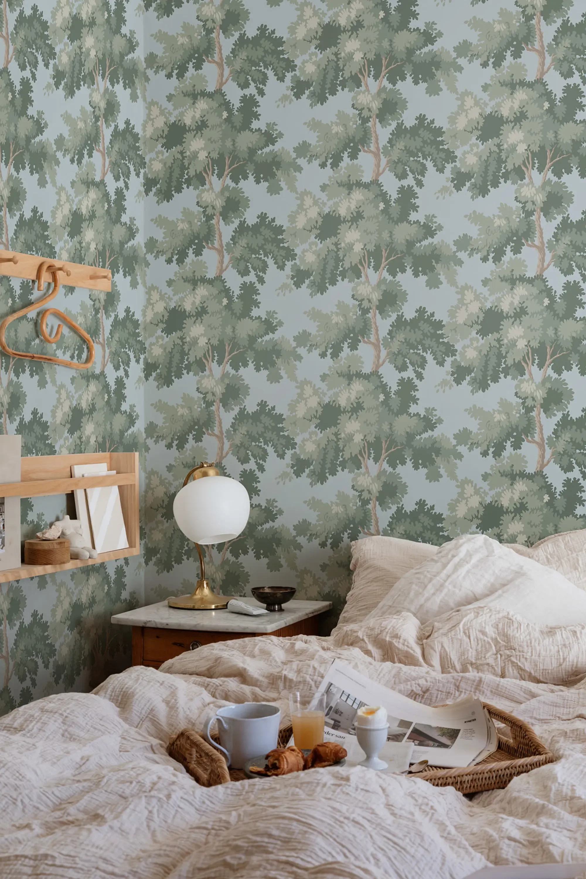 Sandberg Raphael in Sky Blue wallpaper (S10237)