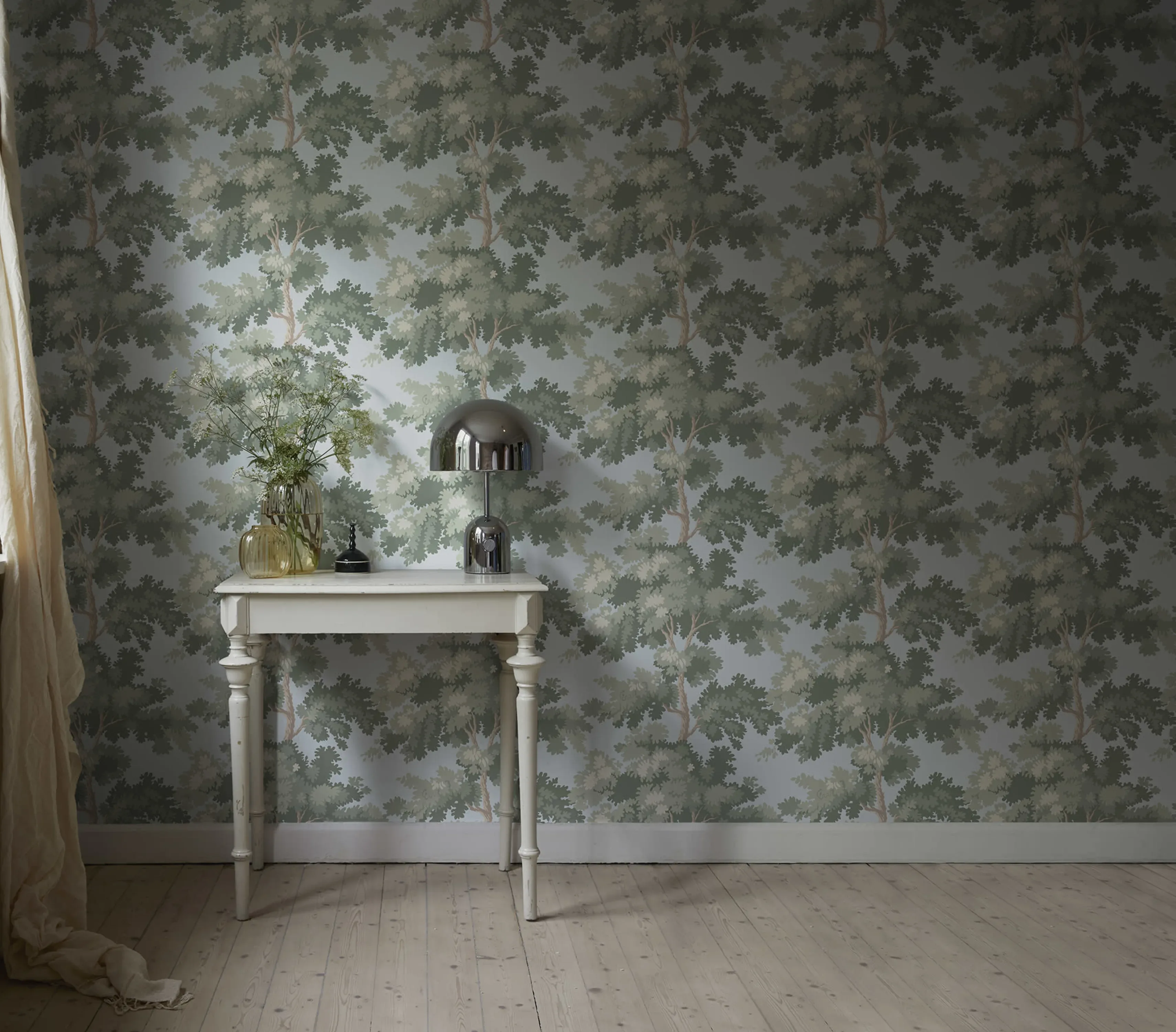 Sandberg Raphael in Sky Blue wallpaper (S10237)