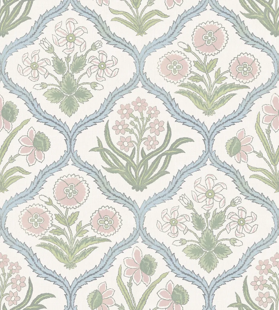 Sandberg Rosa in Pastel wallpaper (S10827)