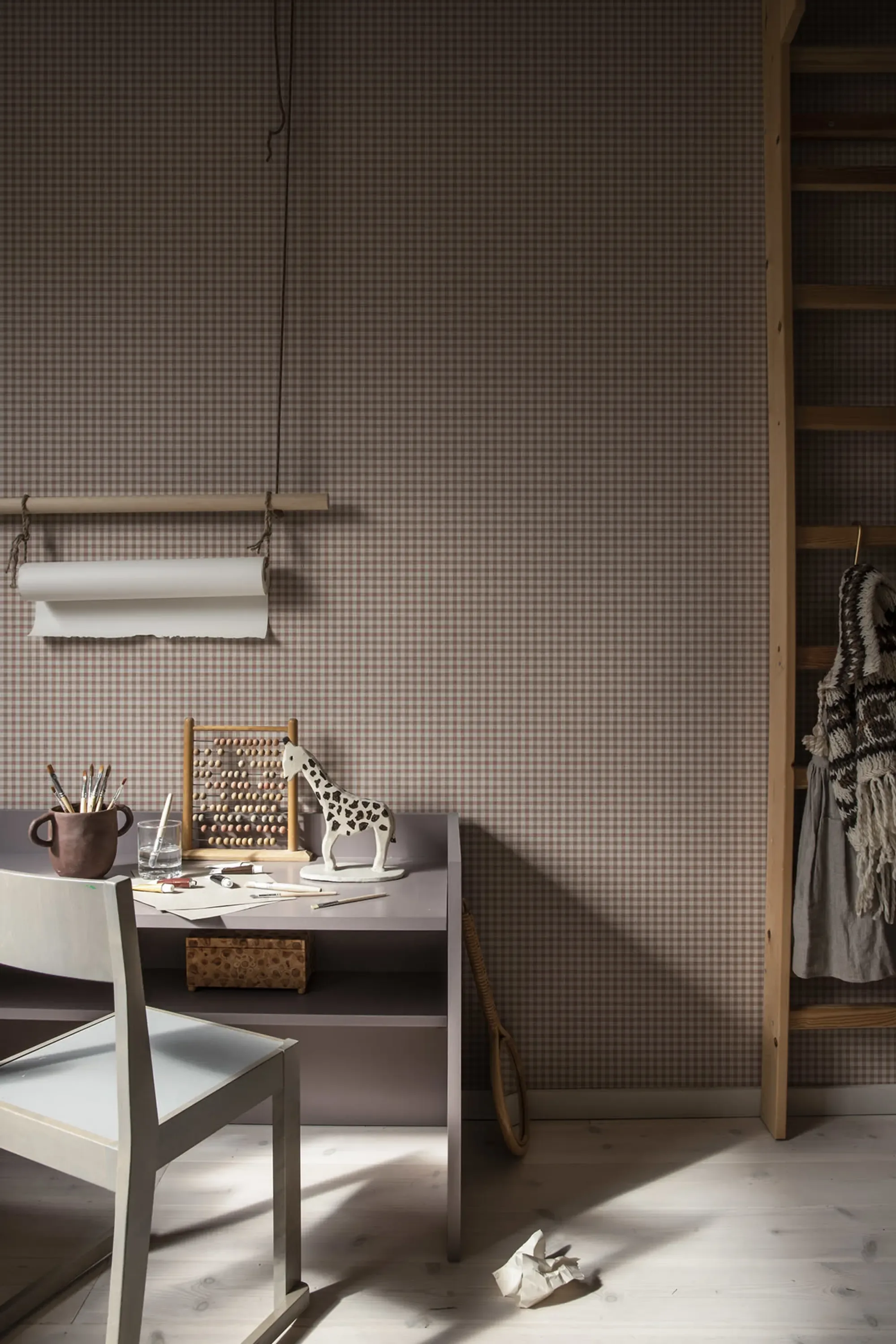 Sandberg Ruta in Terracotta wallpaper (S10320)
