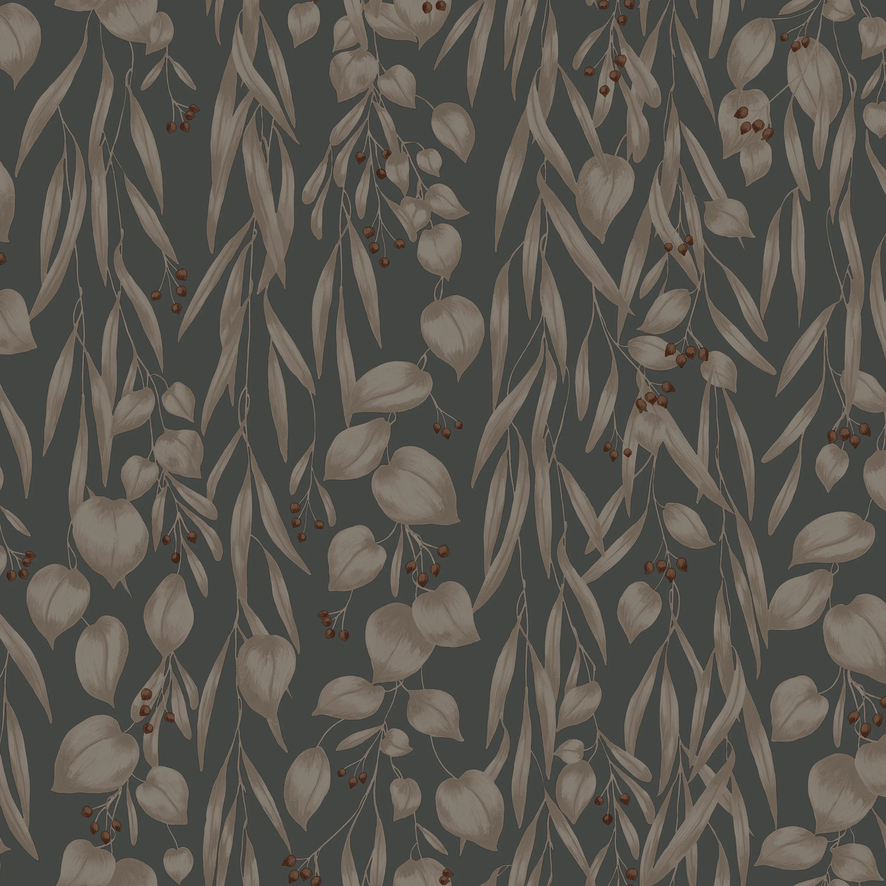 Sandberg Sara in Indigo Blue wallpaper (S10117)