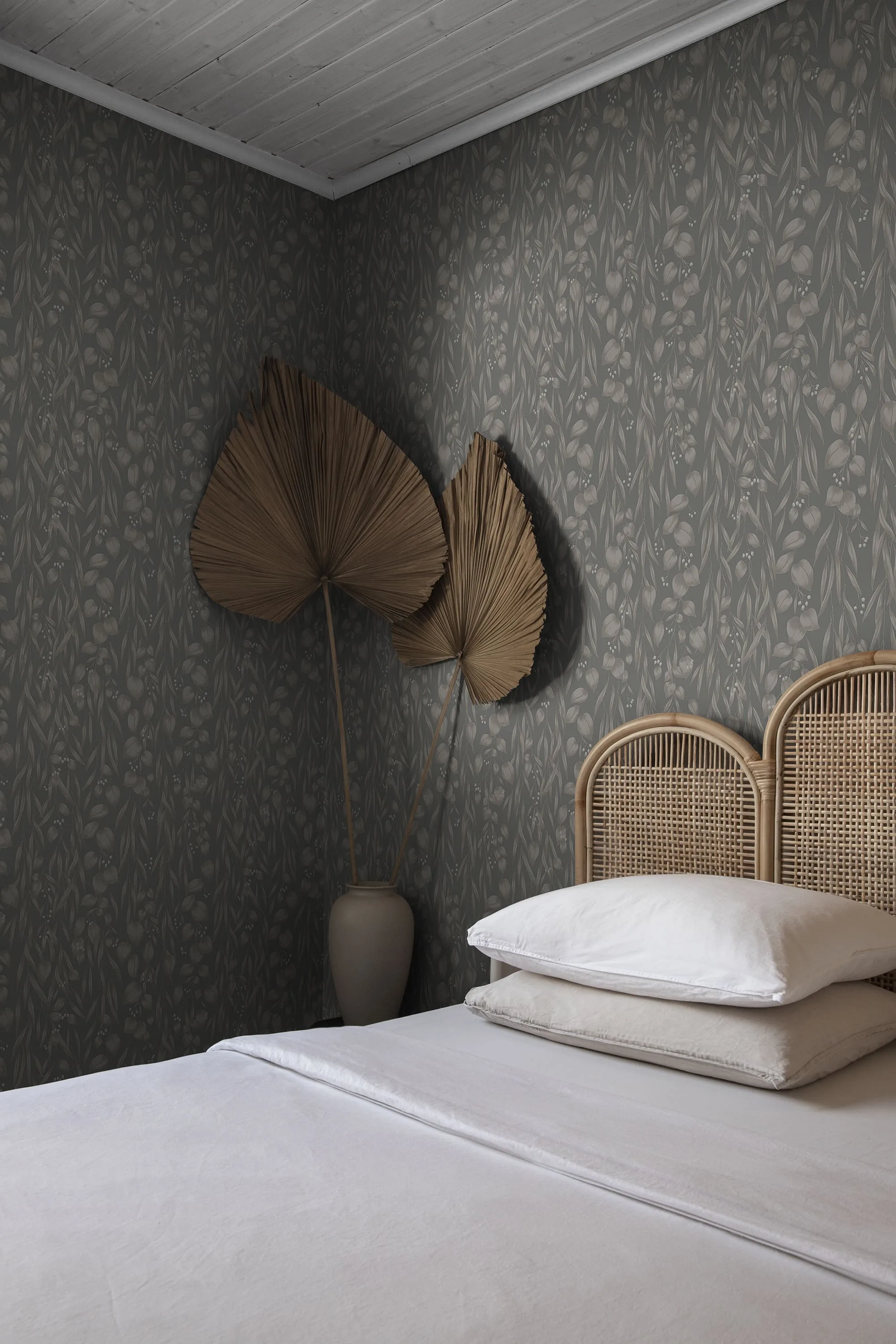 Sandberg Sara in Sage Green wallpaper (S10119)