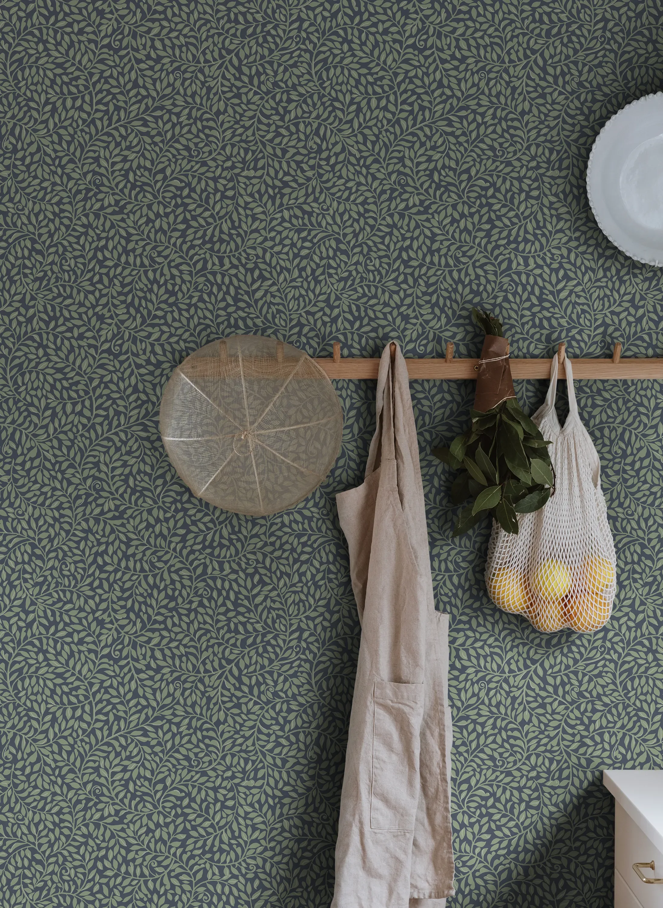 Sandberg Sigfrid in Classic Blue wallpaper (S10182)