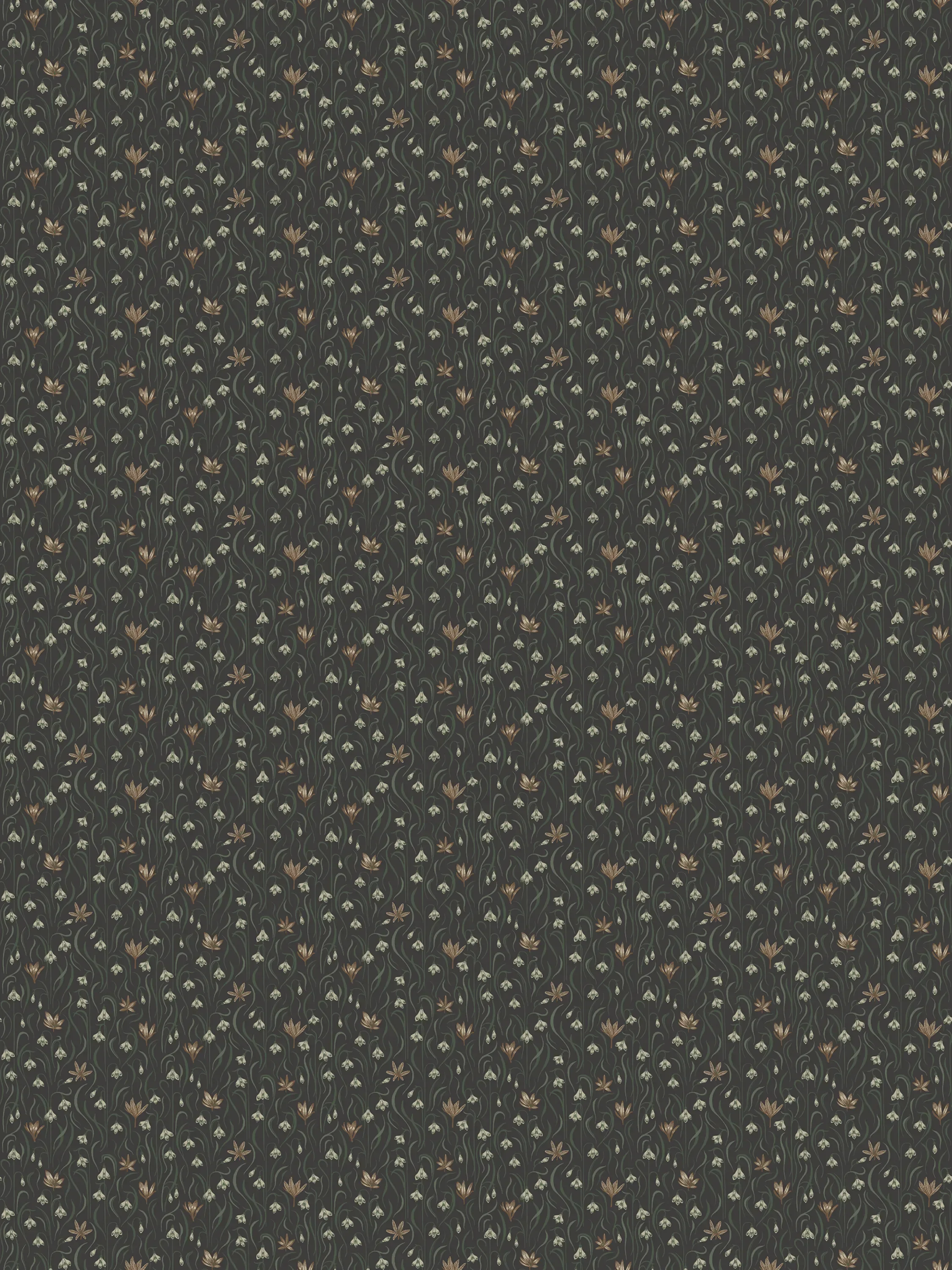 Sandberg Signe in Charcoal wallpaper (S10158)