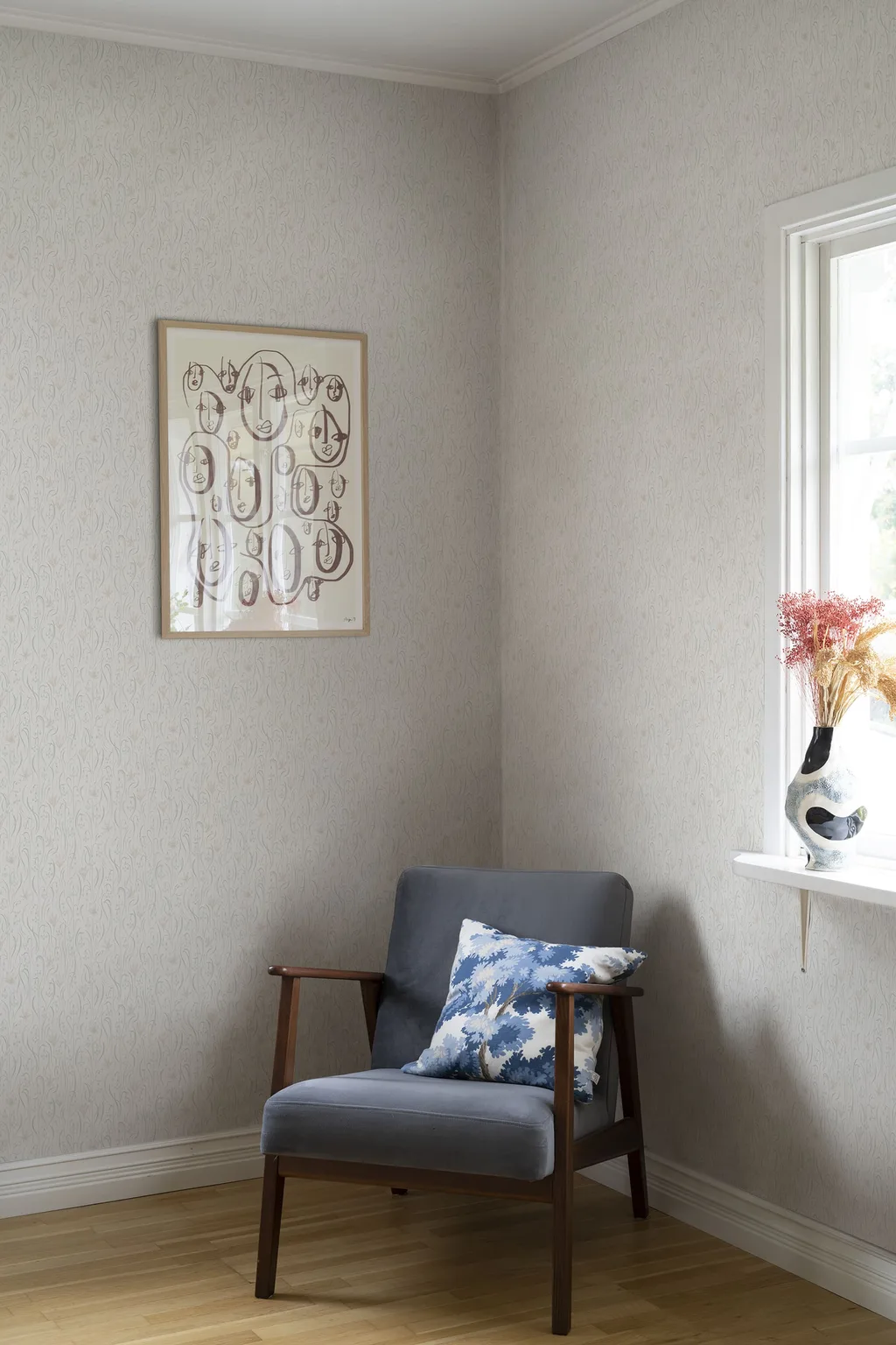 Sandberg Signe in Spring Green wallpaper (S10157)
