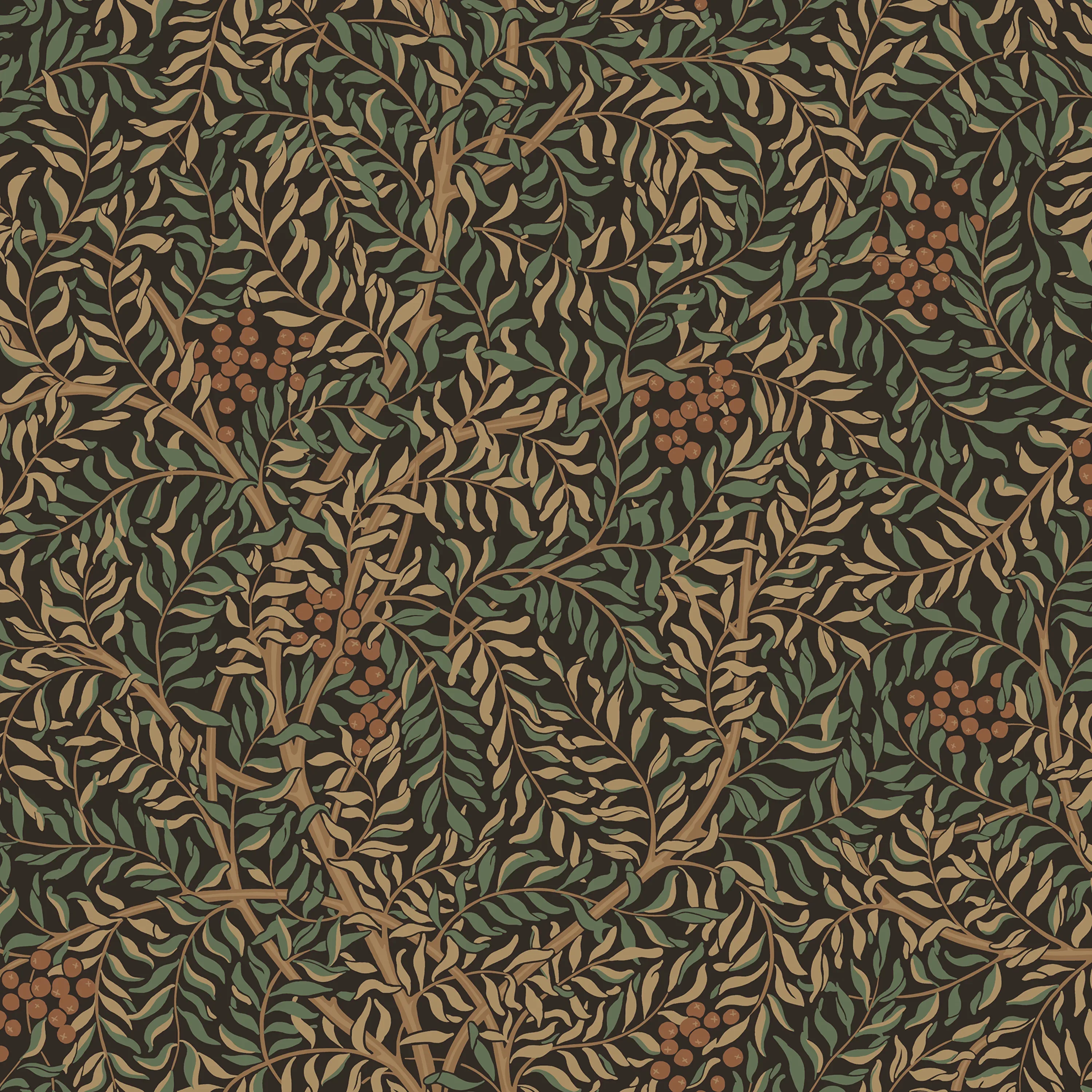 Sandberg Simon in Charcoal wallpaper (S10495)