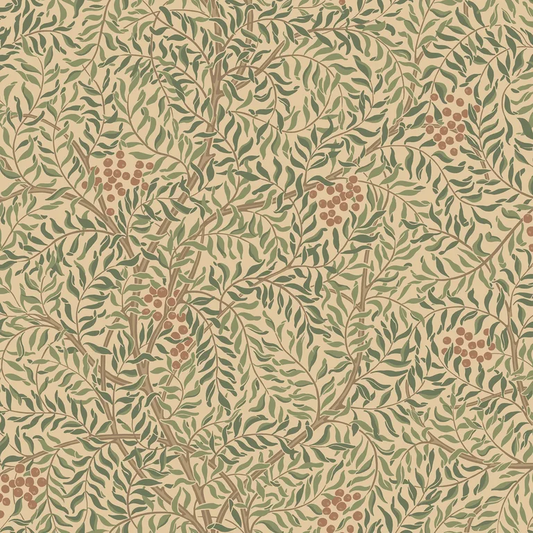 Sandberg Simon in Garden Green wallpaper (S10496)