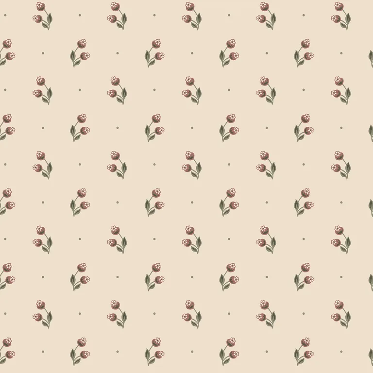 Sandberg Siv in Burgundy wallpaper (S10471)