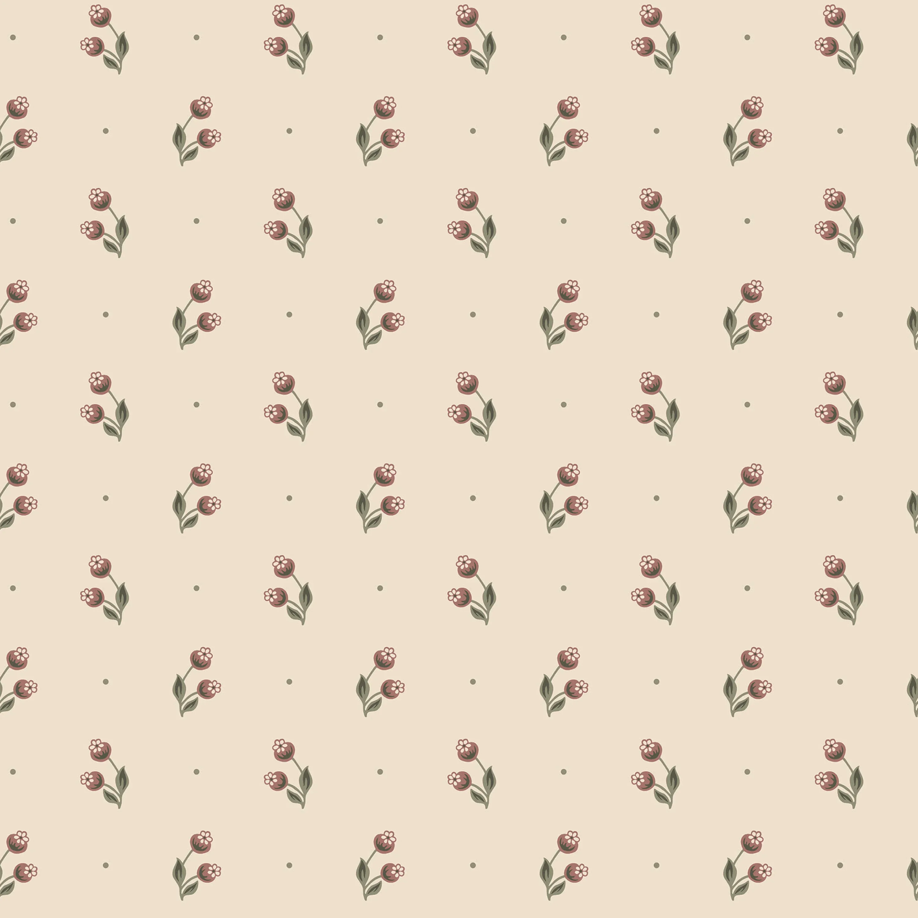 Sandberg Siv in Burgundy wallpaper (S10471)