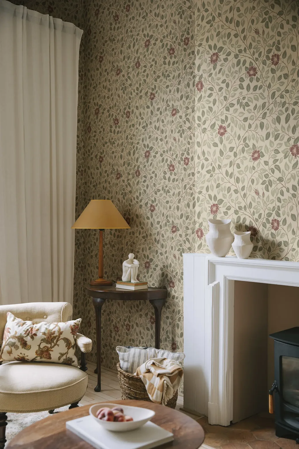 Sandberg Solliden in Burgundy wallpaper (S10463)