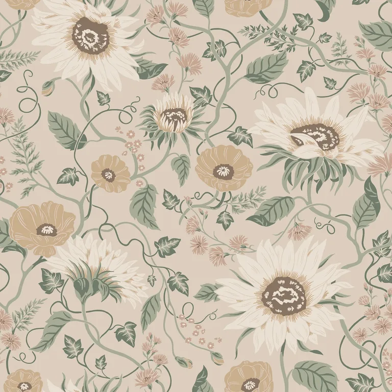 Sandberg Solveig in Clay wallpaper (S10479)