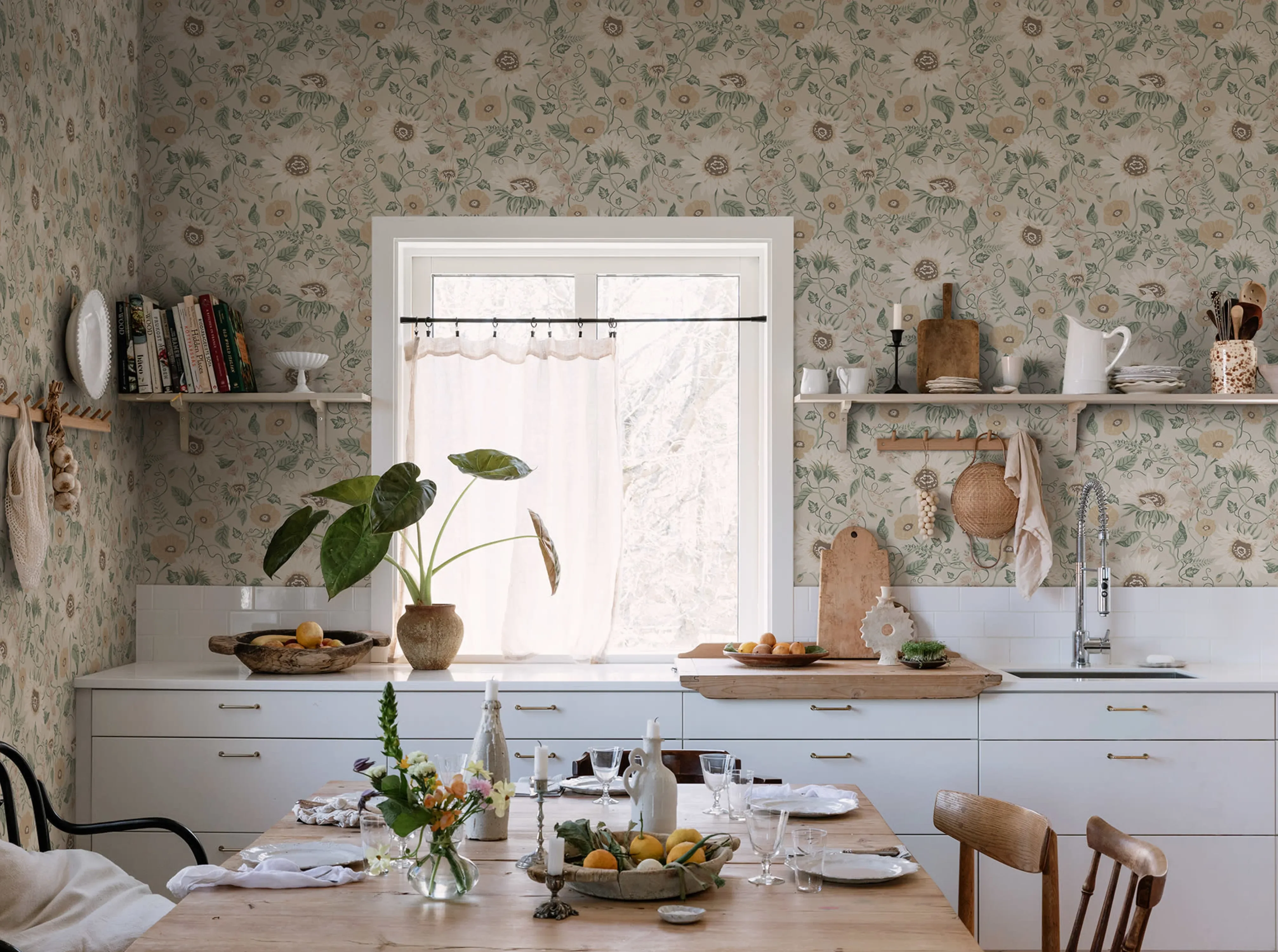 Sandberg Solveig in Clay wallpaper (S10479)