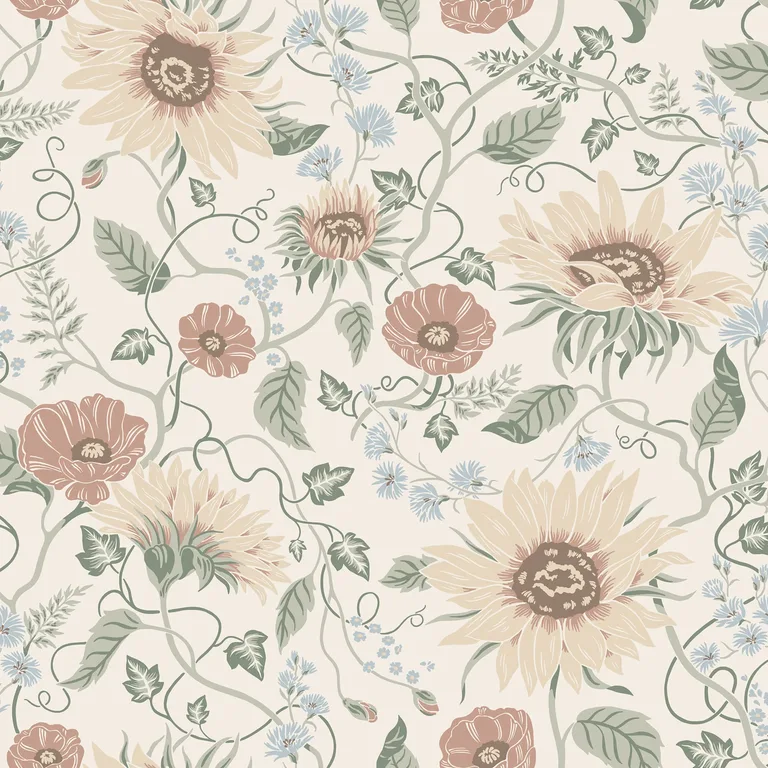 Sandberg Solveig in Colorful wallpaper (S10478)