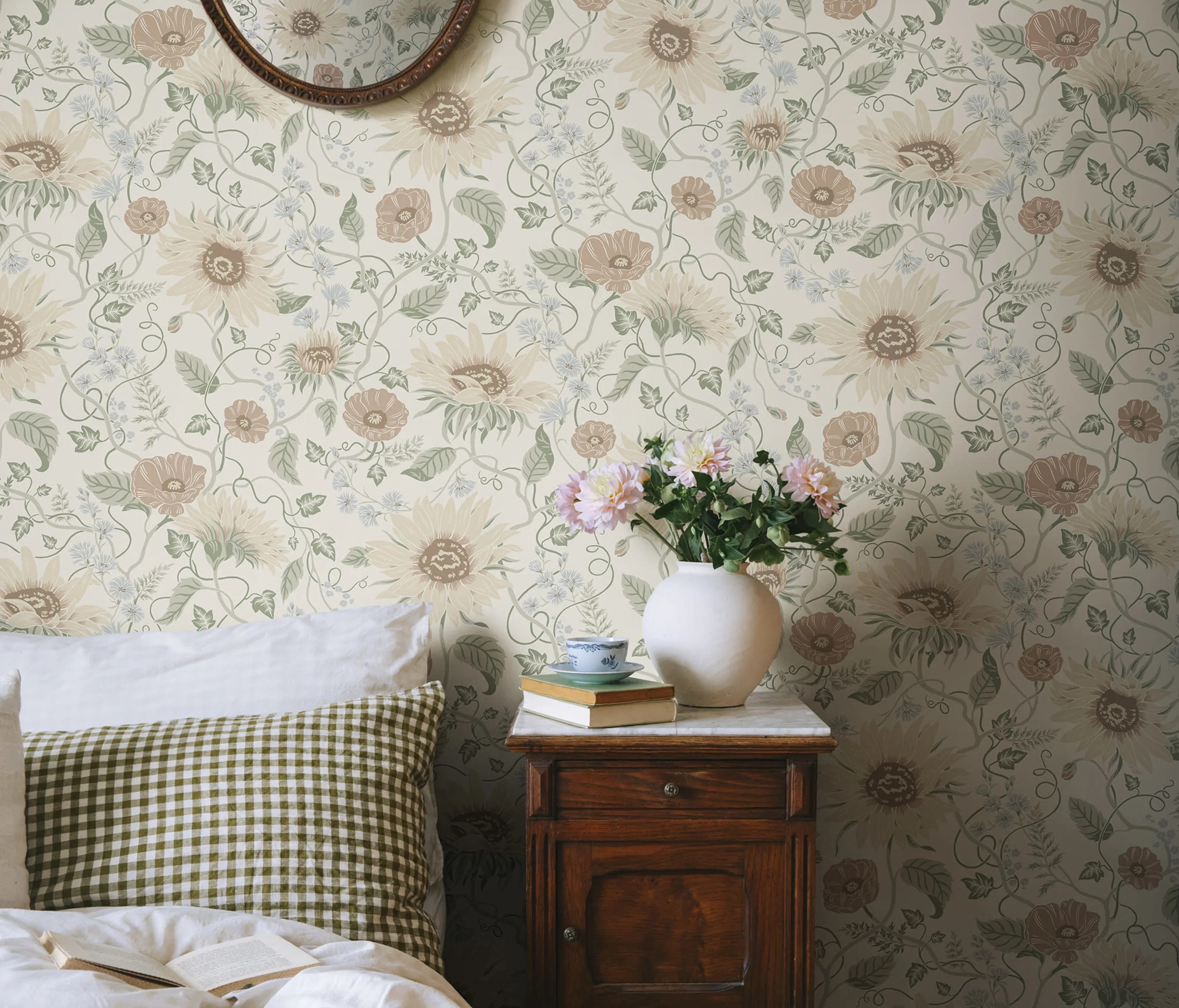 Sandberg Solveig in Colorful wallpaper (S10478)