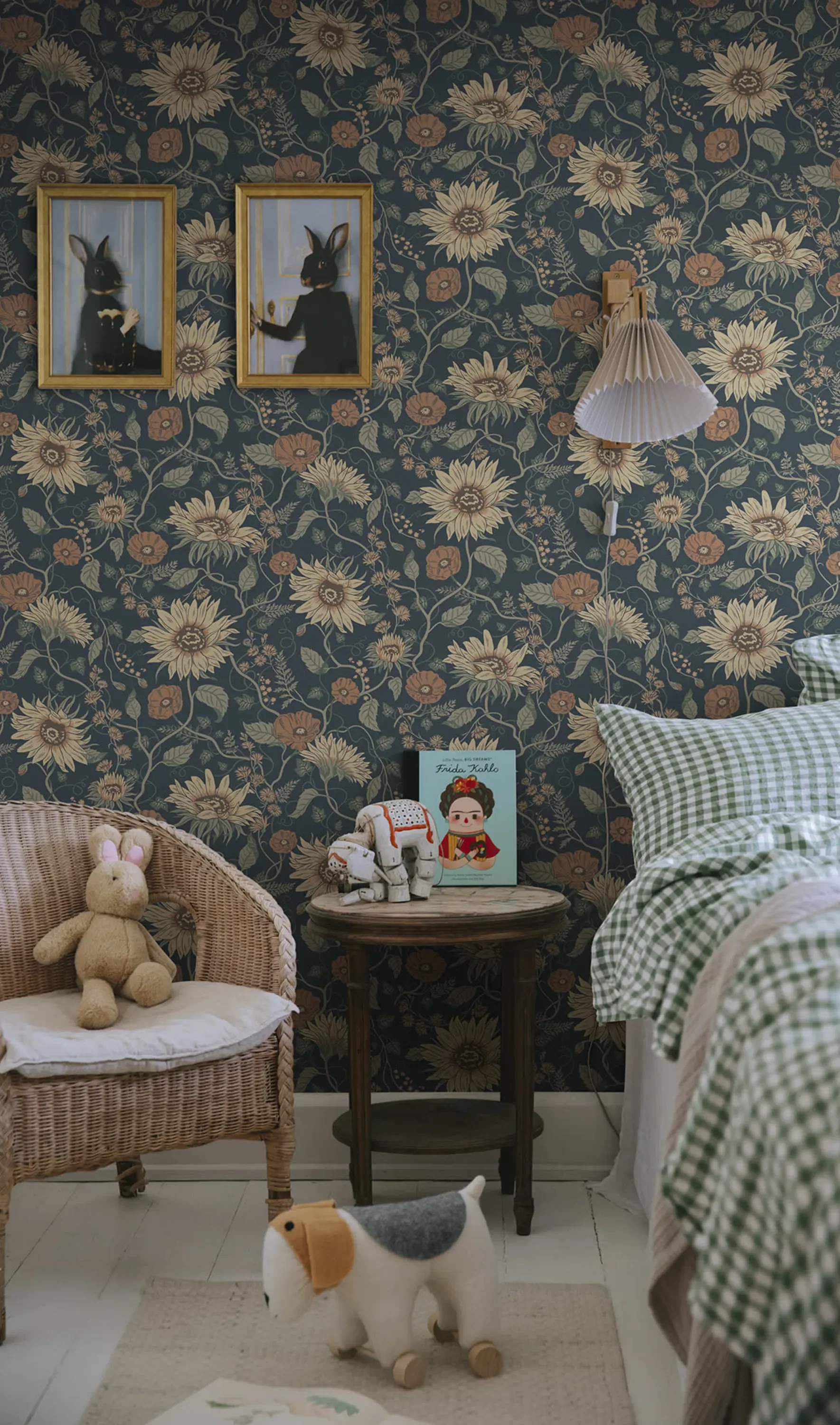 Sandberg Solveig in Midnight Blue wallpaper (S10480)