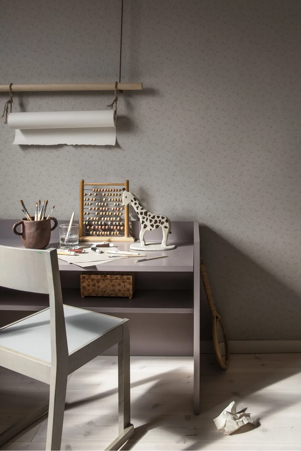 Sandberg Stella in Sage Green wallpaper (S10122)