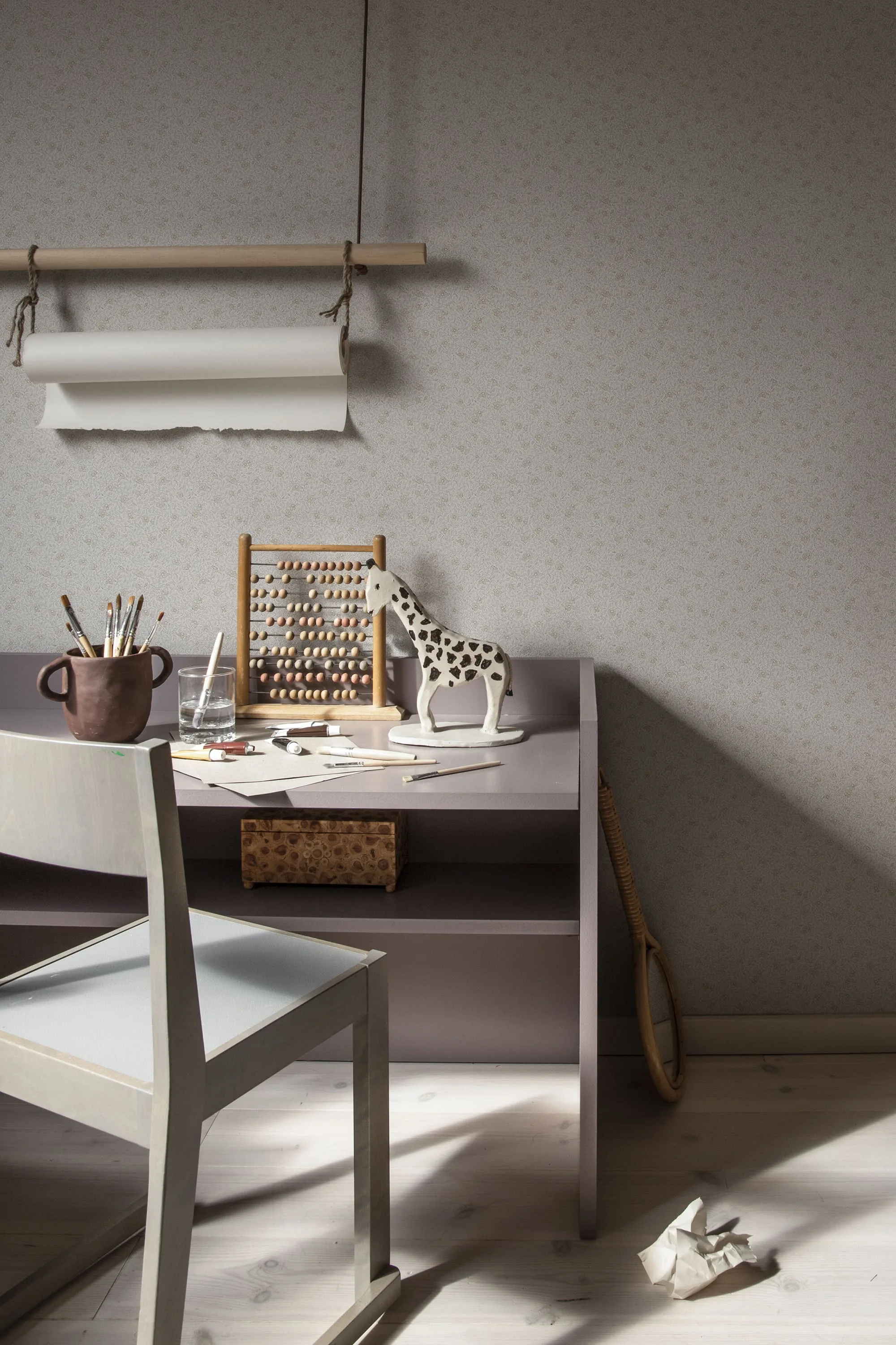 Sandberg Stella in Sandstone wallpaper (S10121)