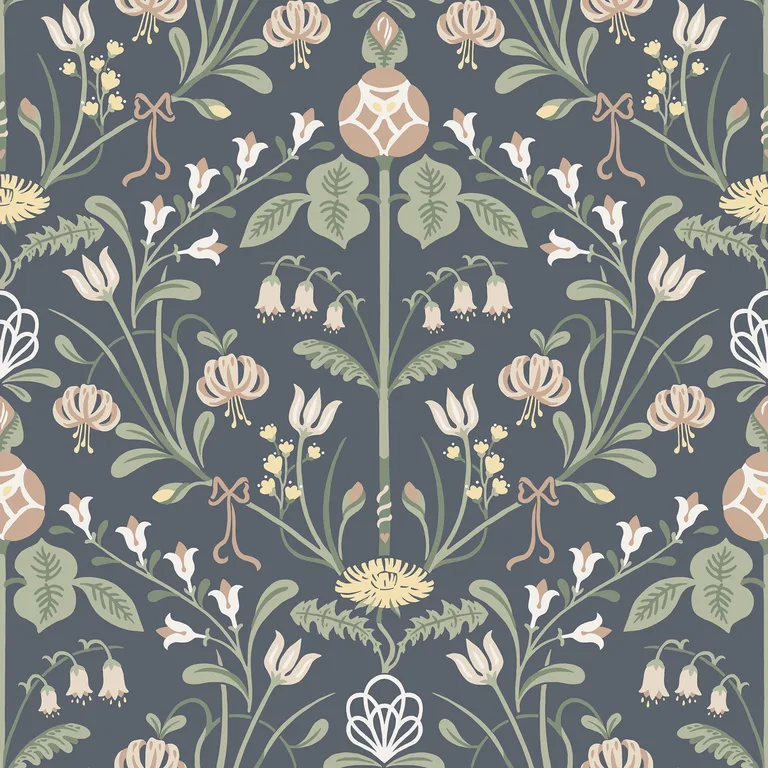 Sandberg Till Carl in Indigo wallpaper (S10155)