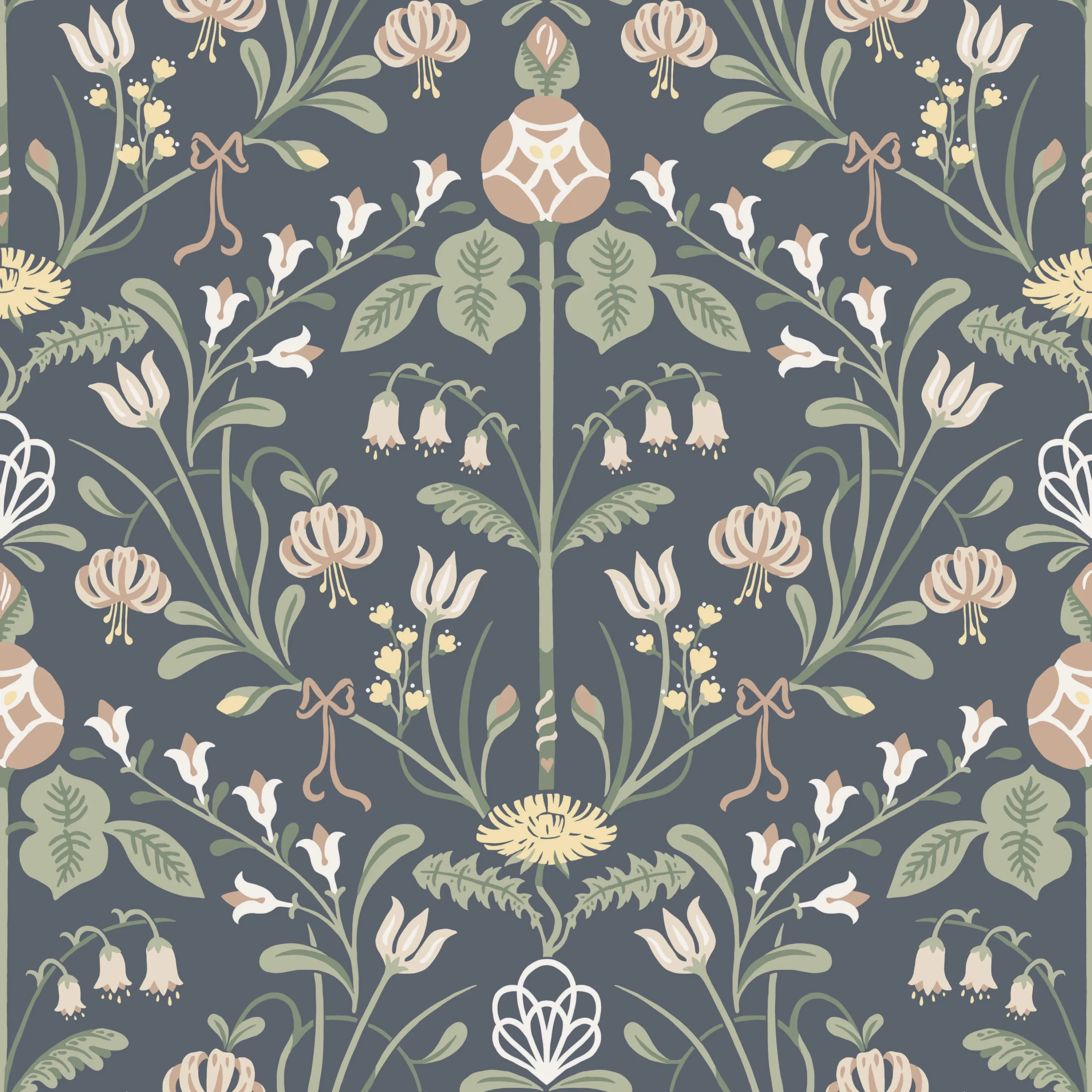Sandberg Till Carl in Indigo wallpaper (S10155)