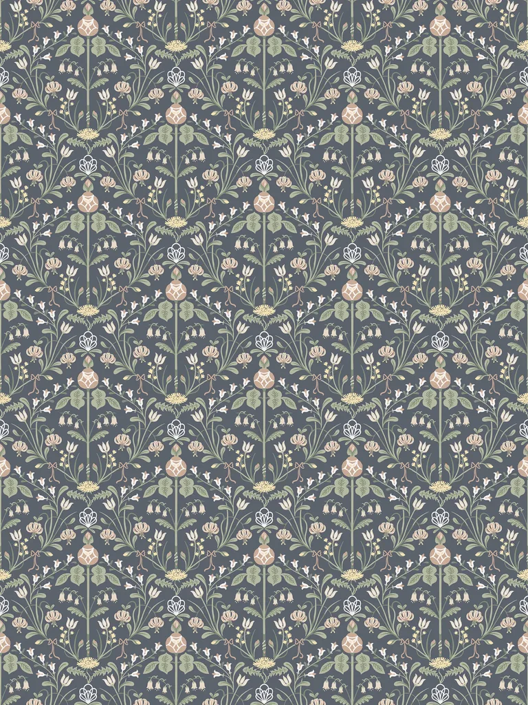 Sandberg Till Carl in Indigo wallpaper (S10155)
