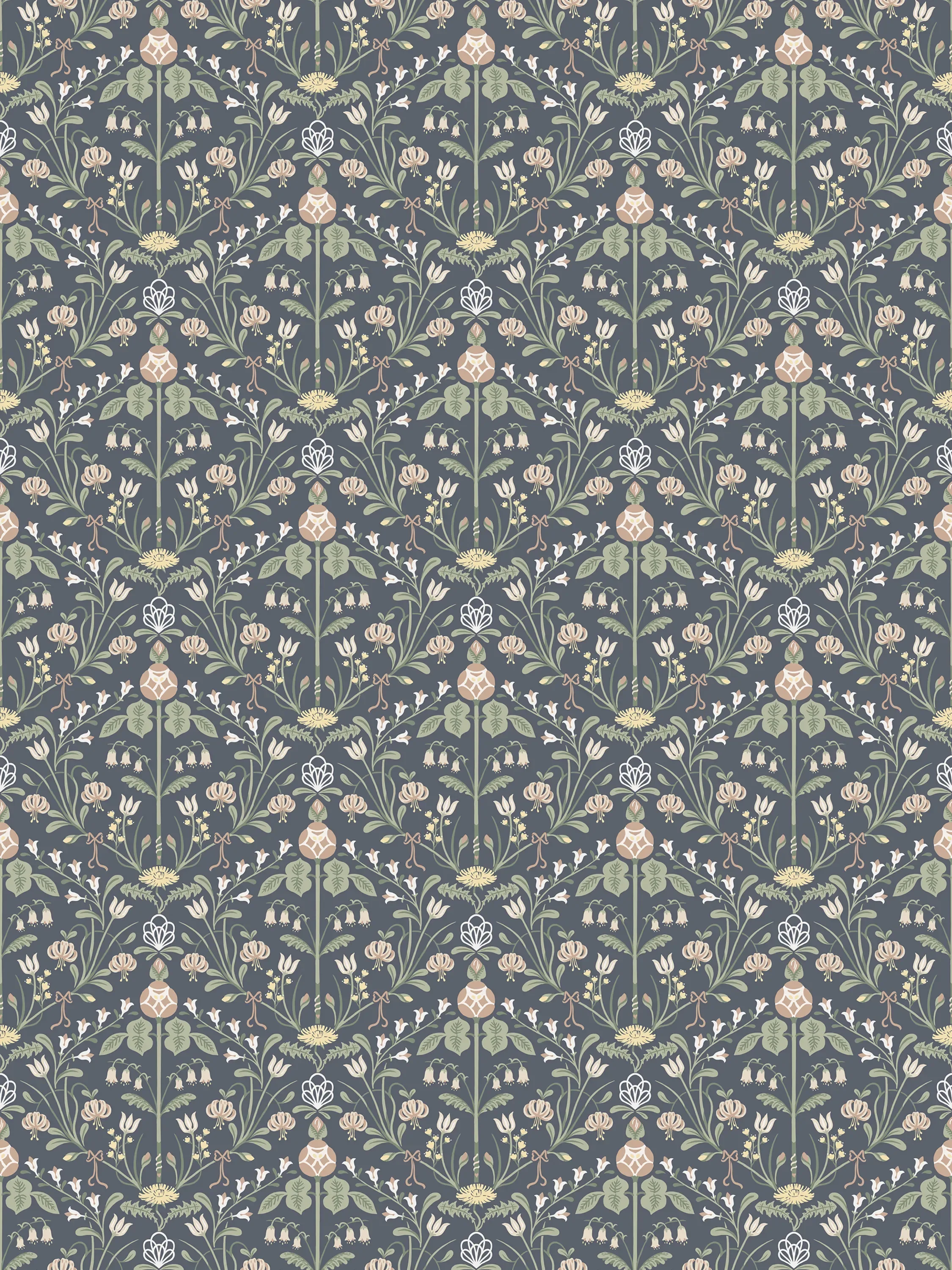 Sandberg Till Carl in Indigo wallpaper (S10155)