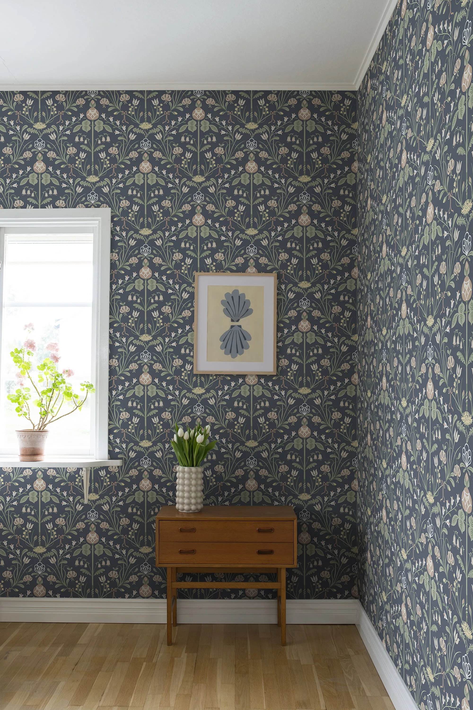 Sandberg Till Carl in Indigo wallpaper (S10155)