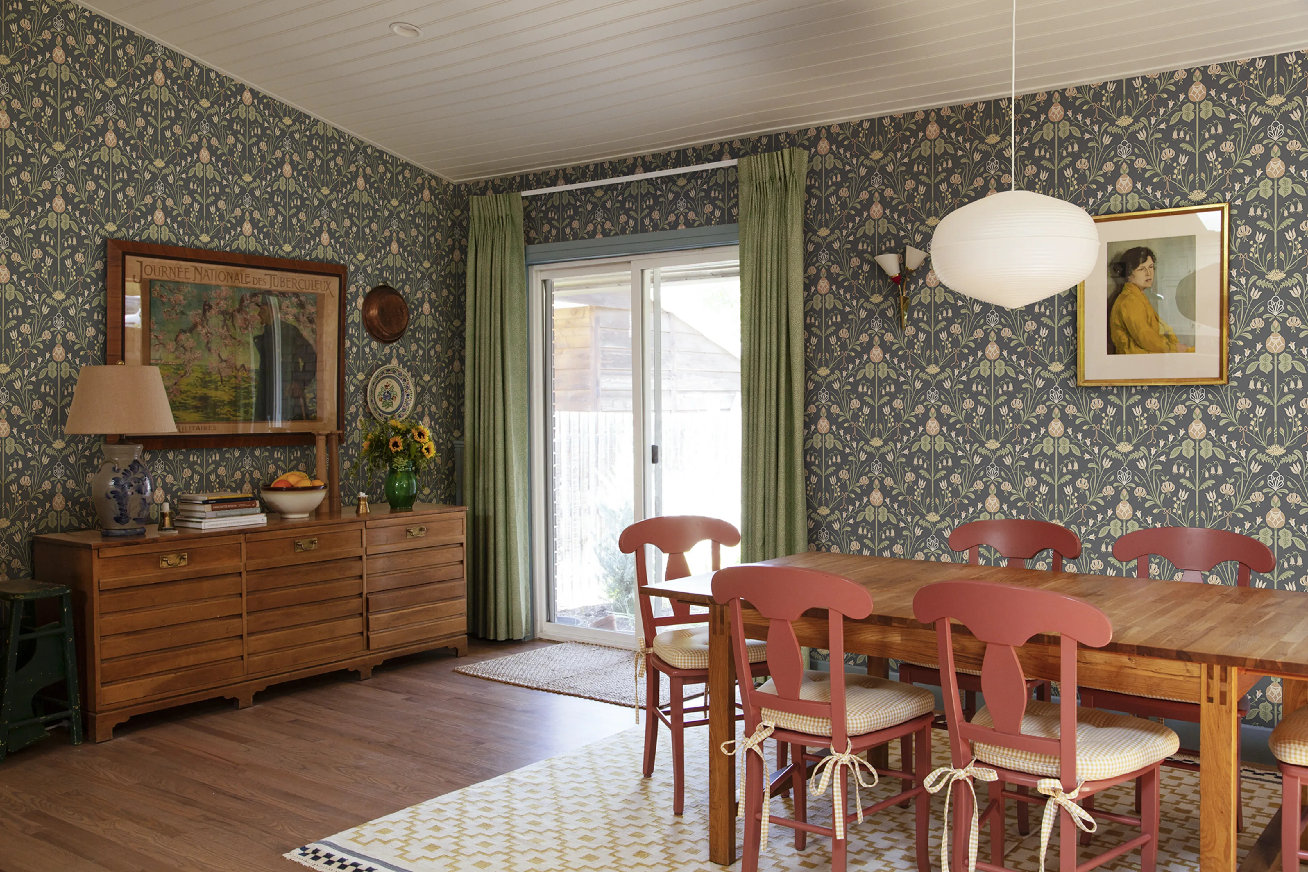 Sandberg Till Carl in Indigo wallpaper (S10155)