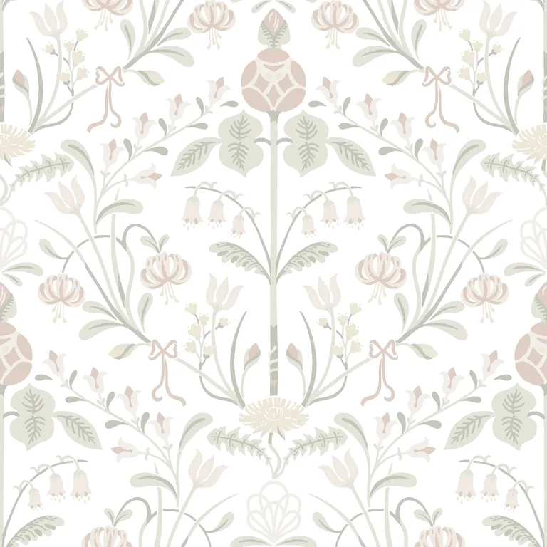 Sandberg Till Carl in Powder Pink wallpaper (S10156)