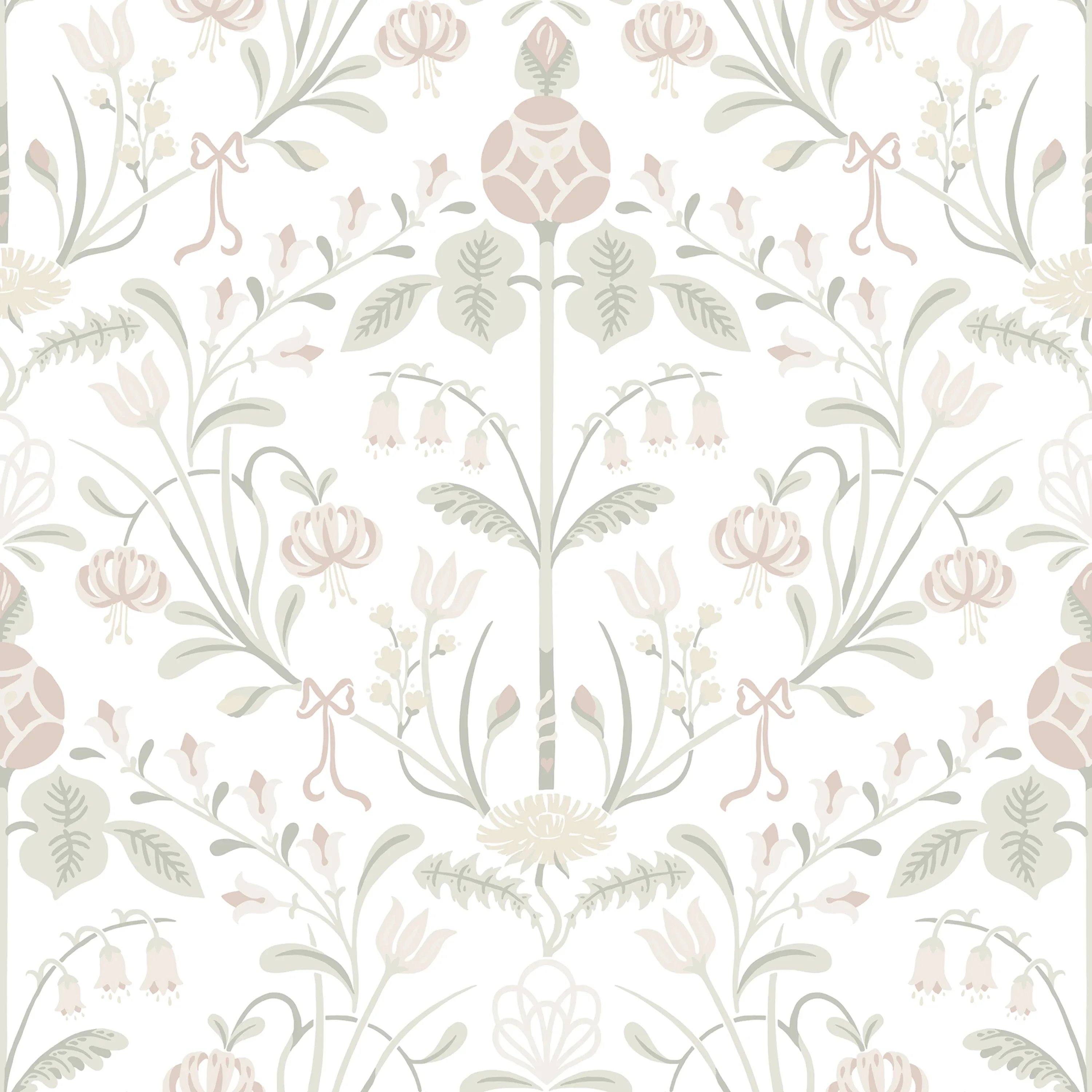 Sandberg Till Carl in Powder Pink wallpaper (S10156)