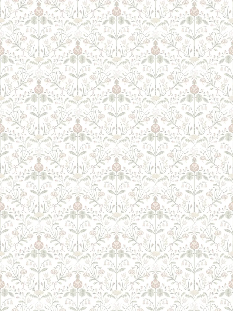 Sandberg Till Carl in Powder Pink wallpaper (S10156)