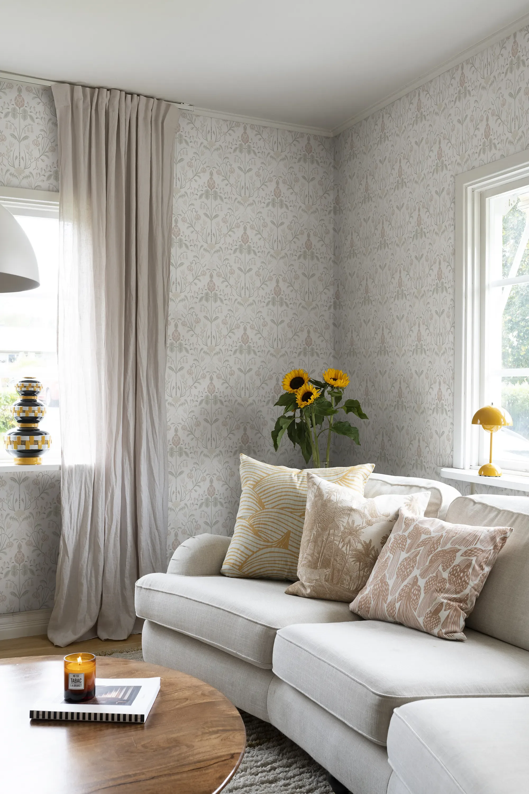 Sandberg Till Carl in Powder Pink wallpaper (S10156)