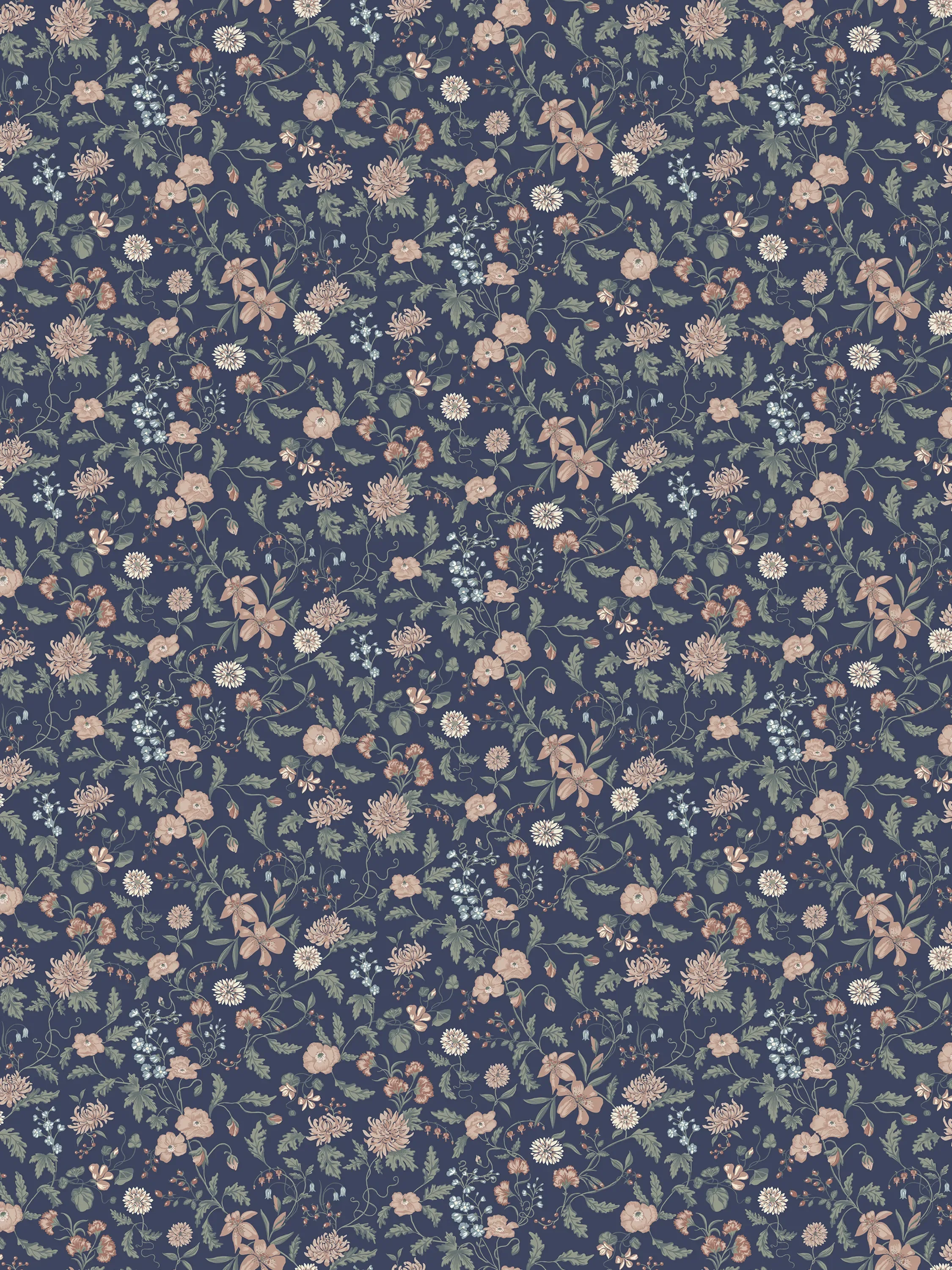 Sandberg Till Karin in Midnight Blue wallpaper (S10167)