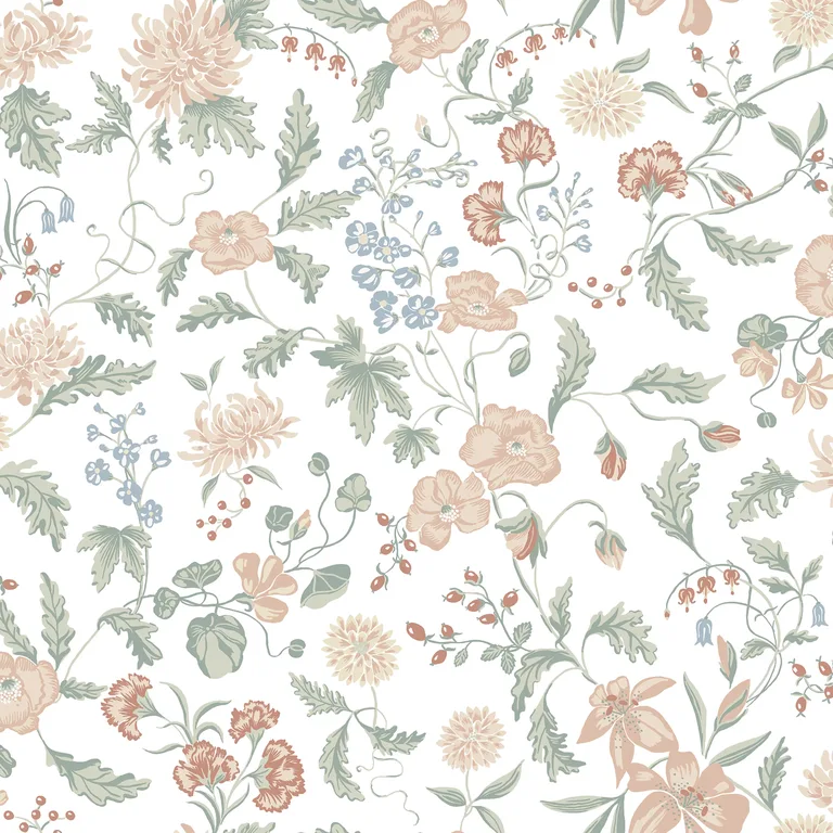 Sandberg Till Karin in Spring Green wallpaper (S10166)