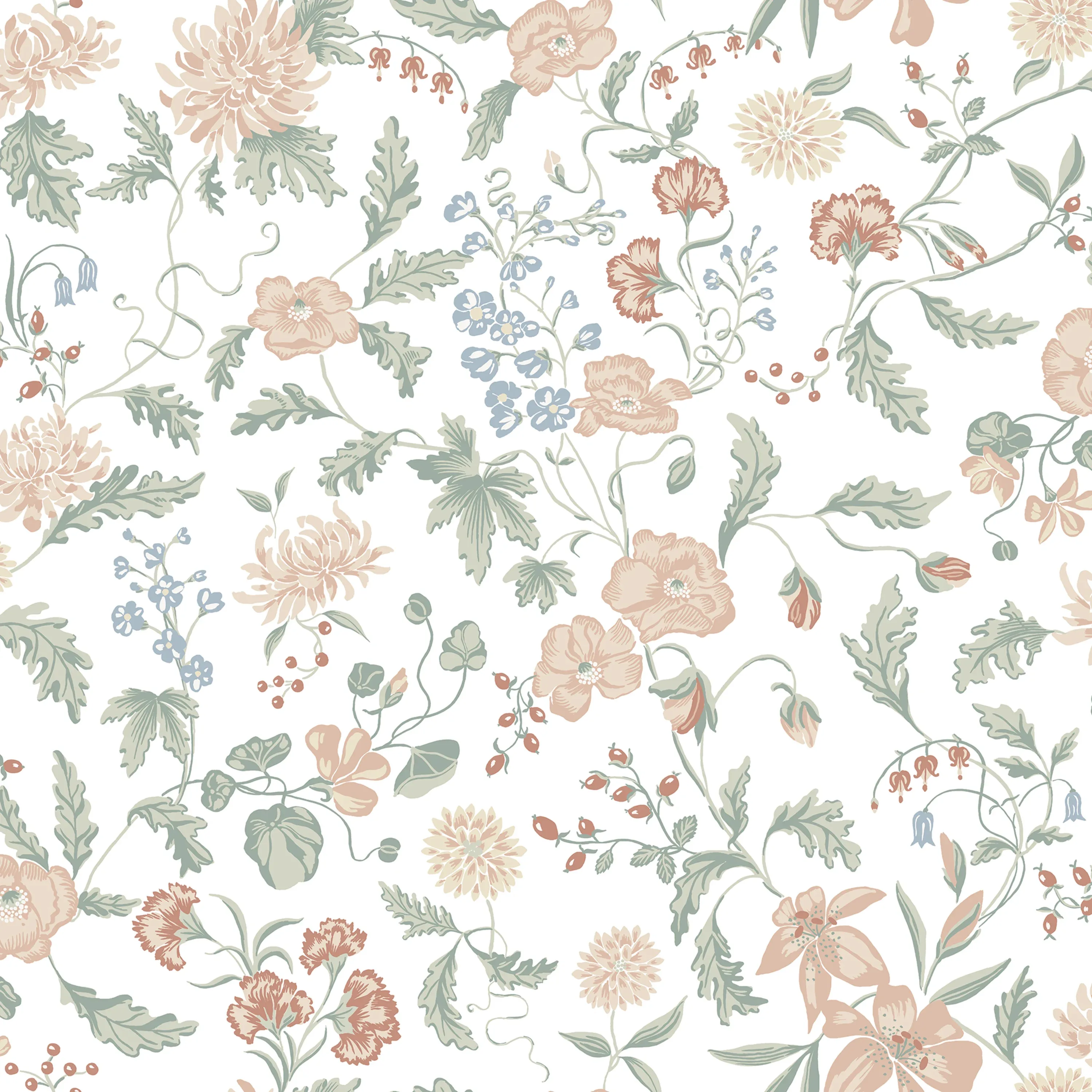 Sandberg Till Karin in Spring Green wallpaper (S10166)