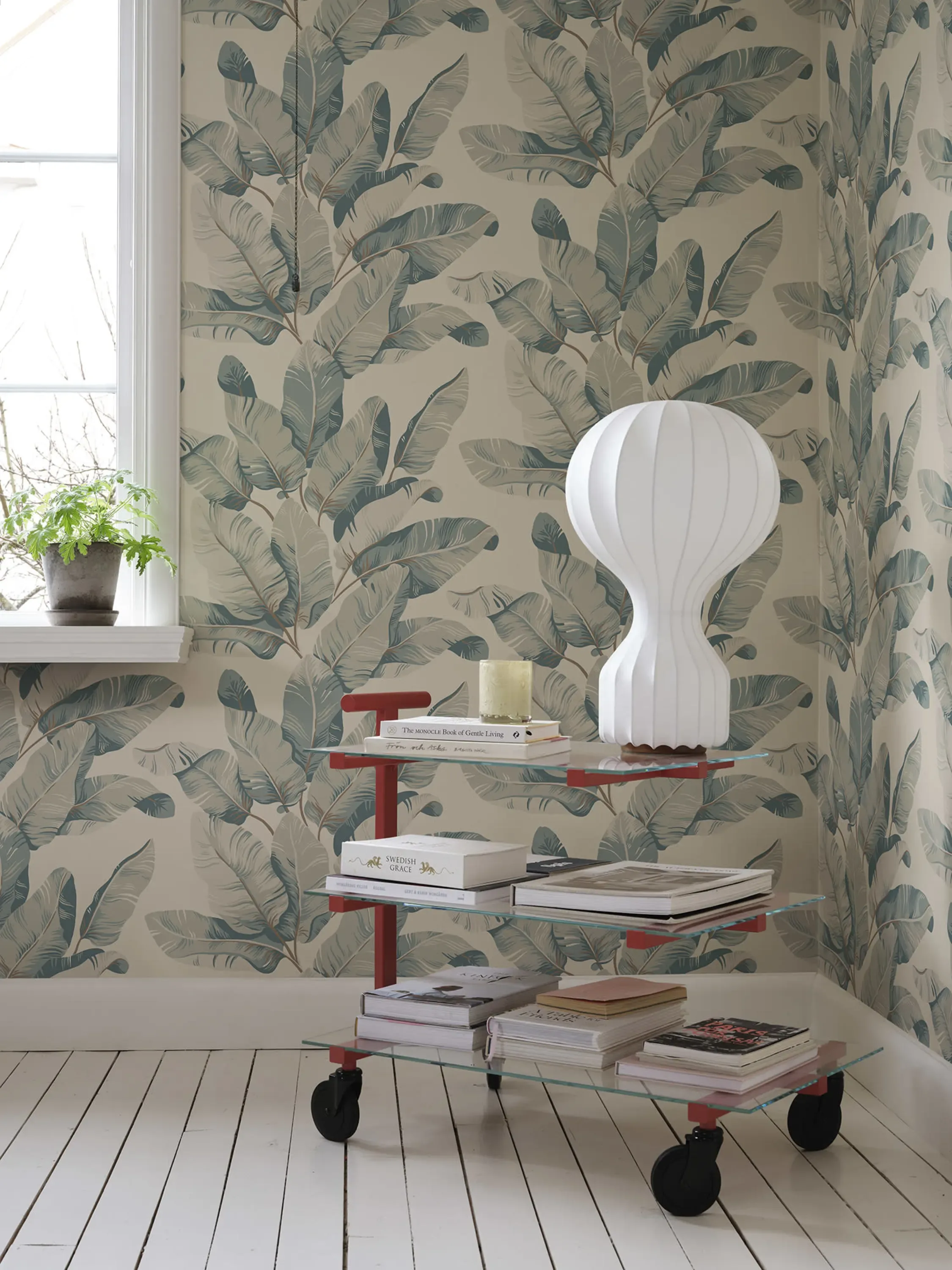 Sandberg Tom in Misty Blue wallpaper (S10434)