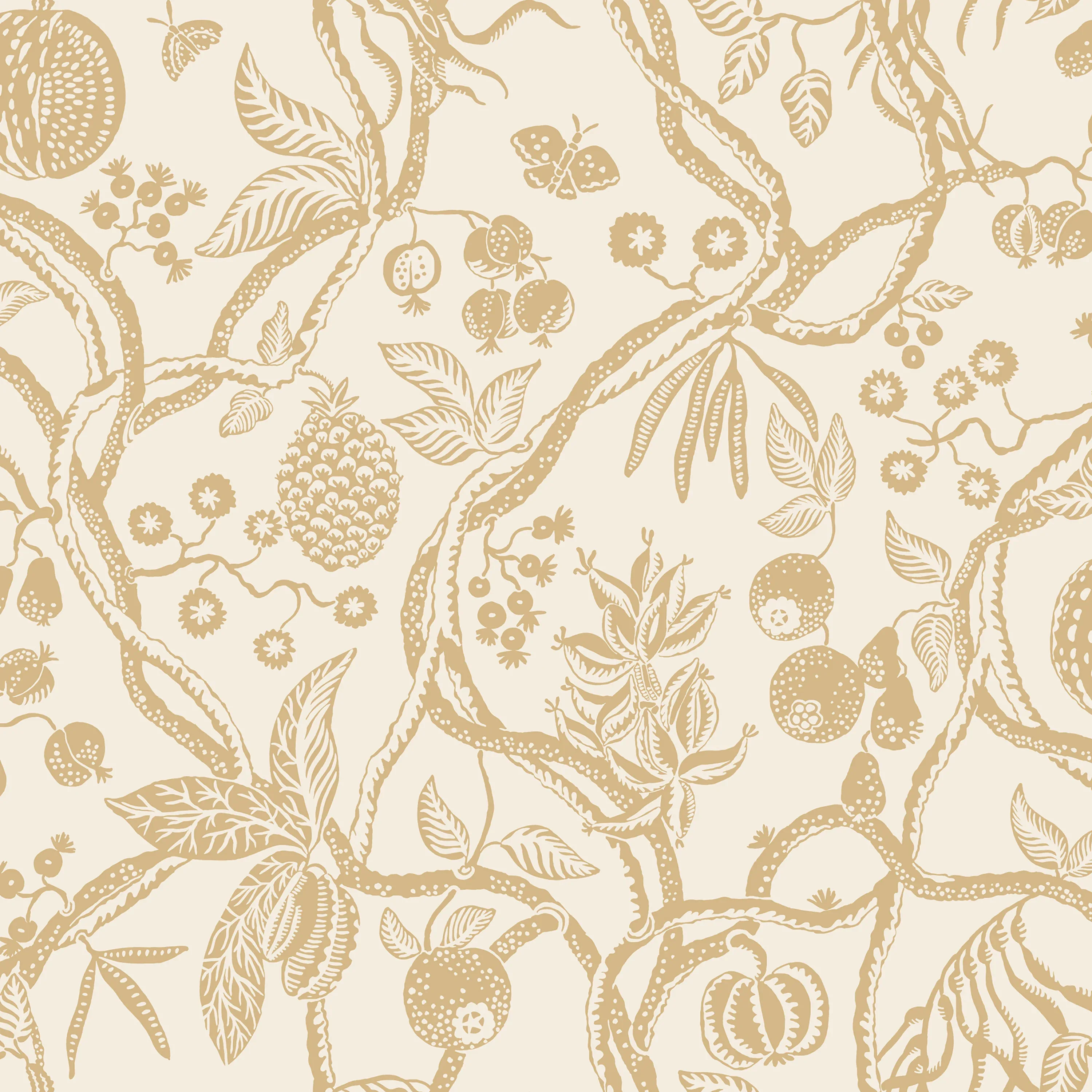 Sandberg Tree of Life in Honey wallpaper (S10616)