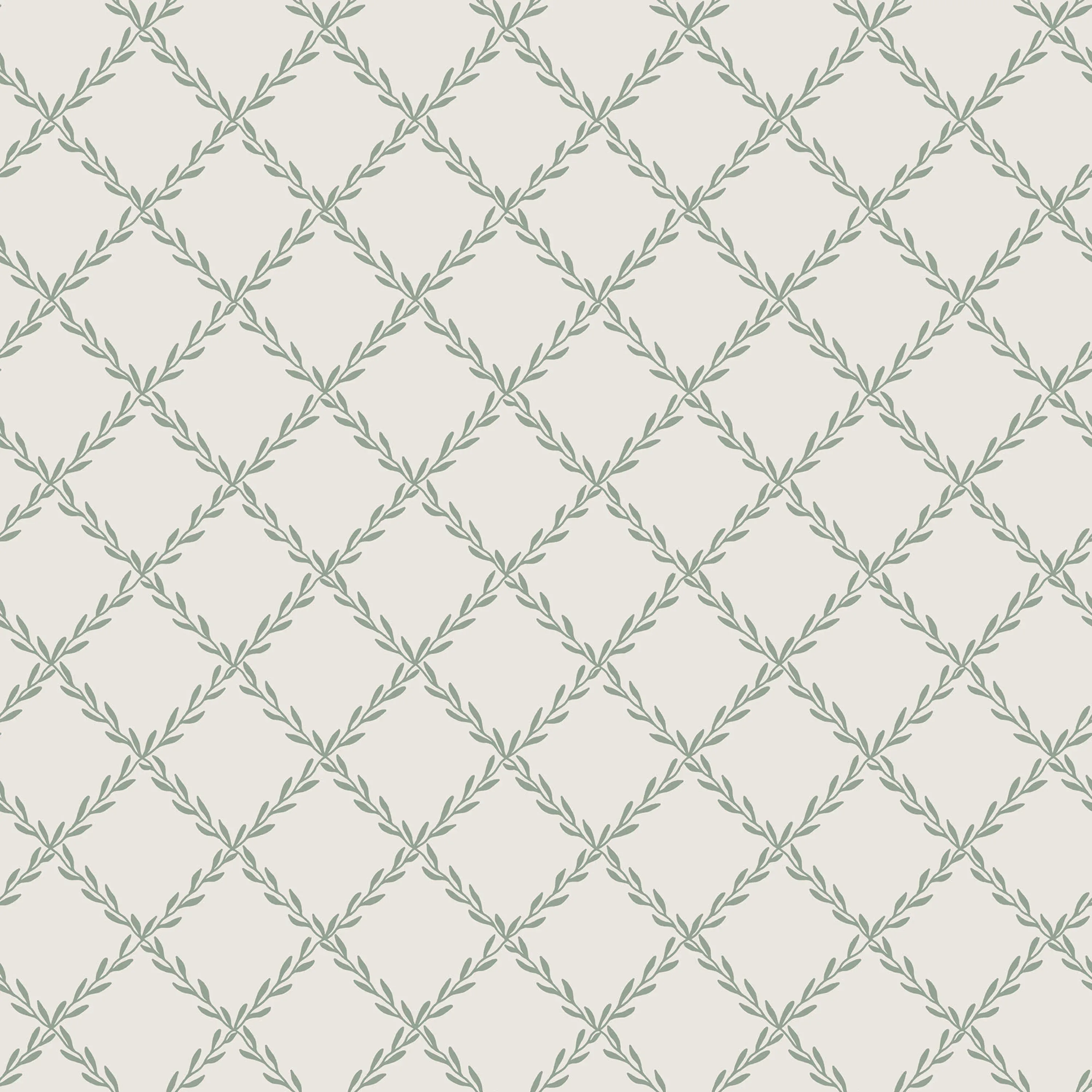 Sandberg Trellis in Forest Green wallpaper (S10304)