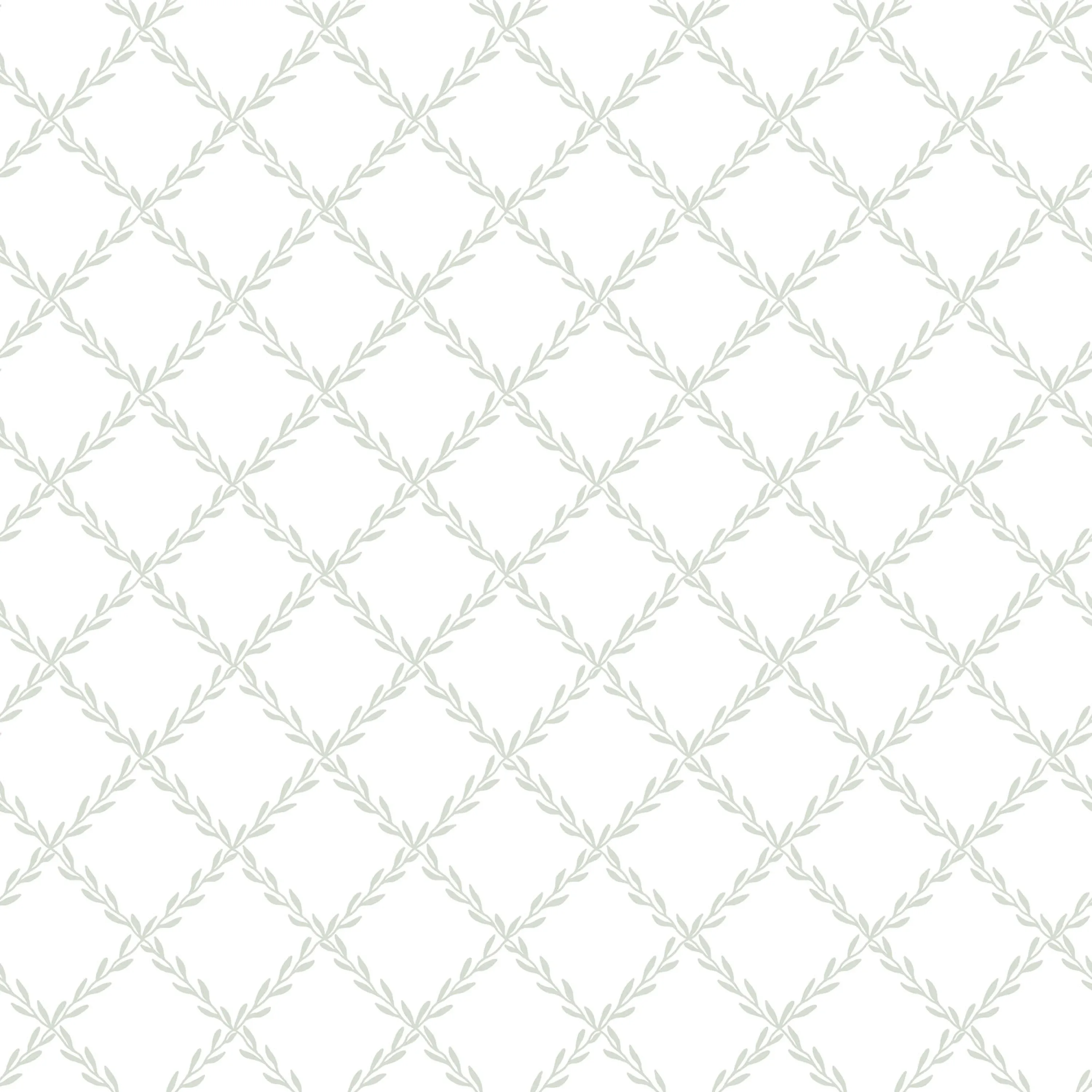 Sandberg Trellis in Garden Green wallpaper (S10301)