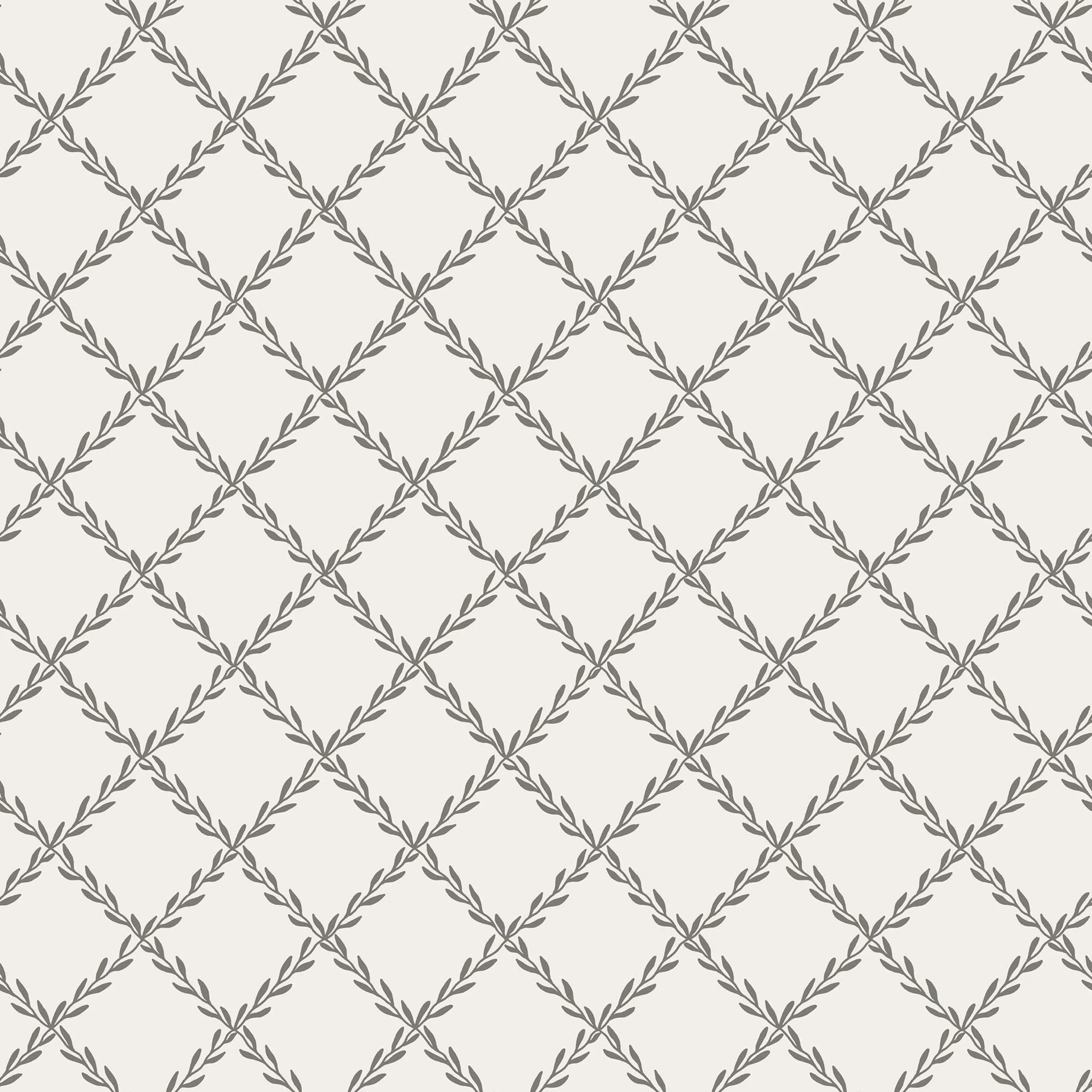 Sandberg Trellis in Graphite wallpaper (S10306)