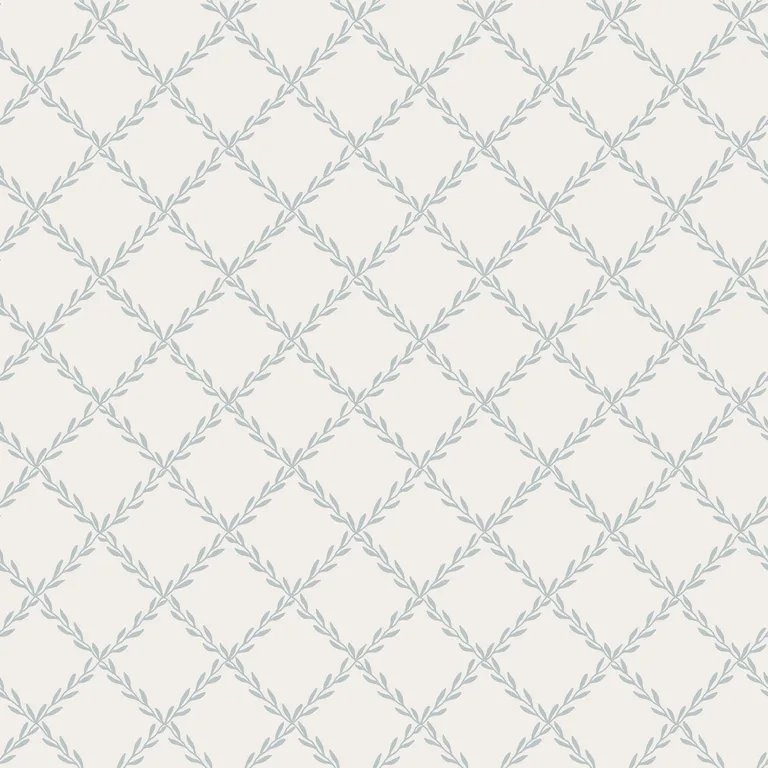 Sandberg Trellis in Misty Blue wallpaper (S10303)