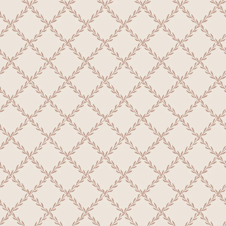 Sandberg Trellis in Terracotta wallpaper (S10305)
