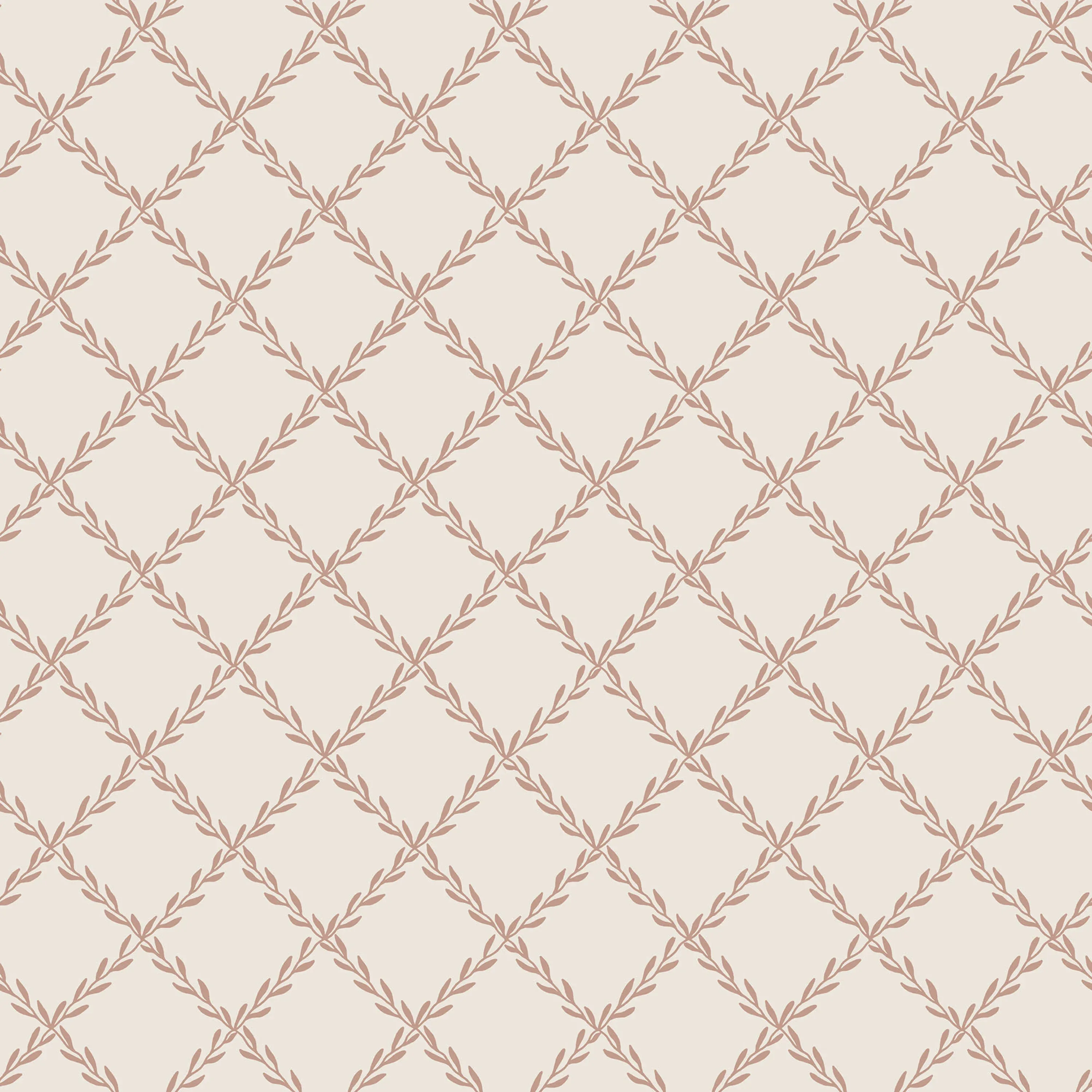 Sandberg Trellis in Terracotta wallpaper (S10305)