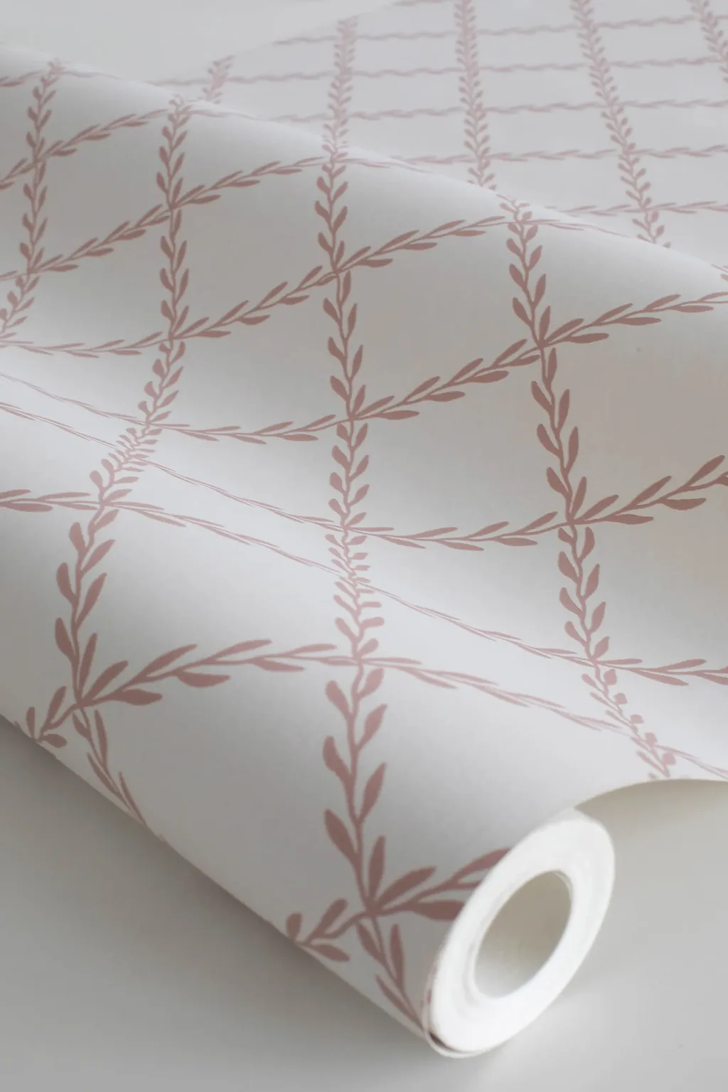 Sandberg Trellis in Terracotta wallpaper (S10305)