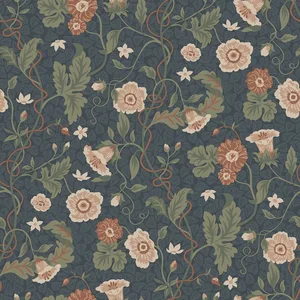 Sandberg Ulla in Midnight Blue wallpaper (S10500)