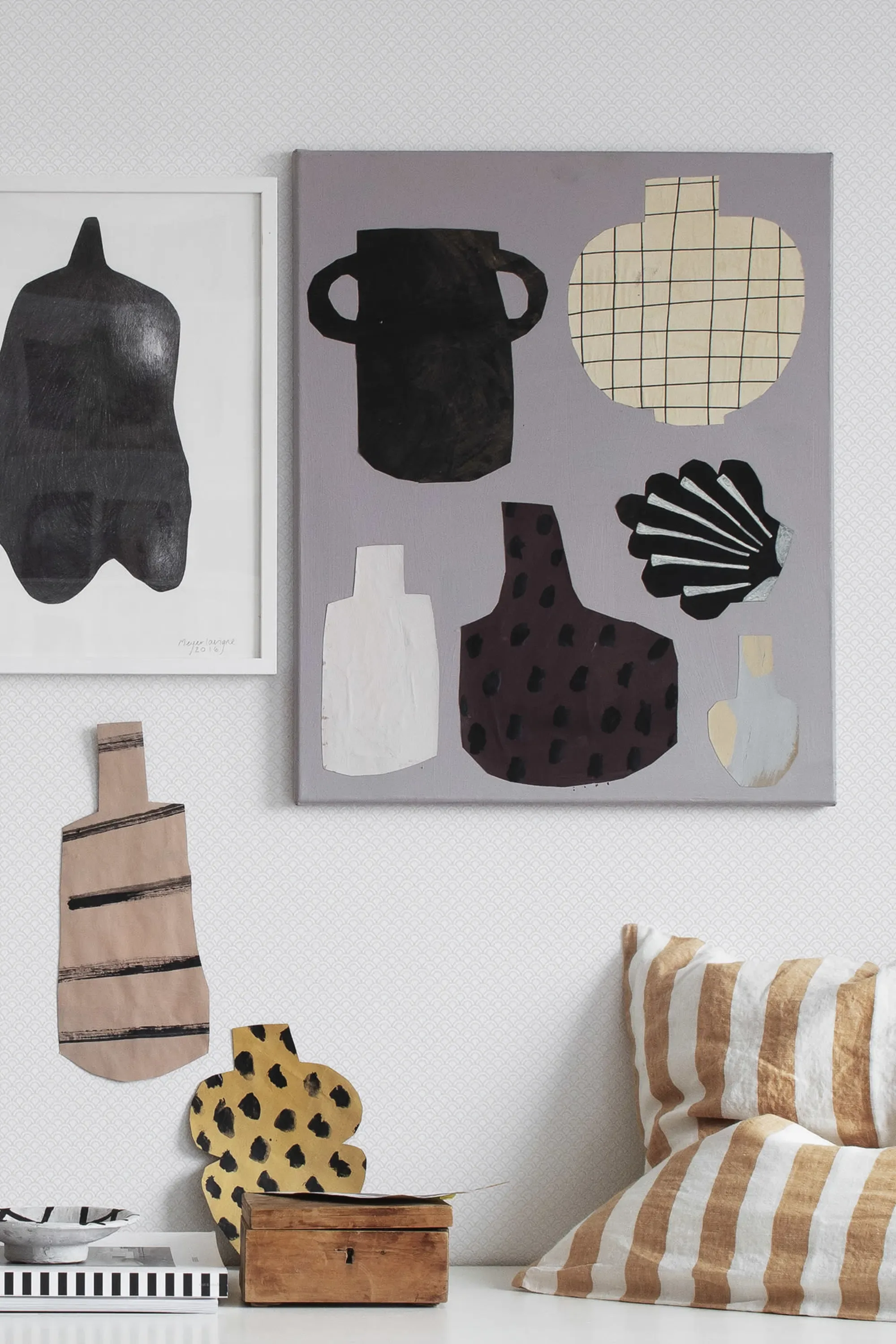 Sandberg Valv in White wallpaper (S10296)